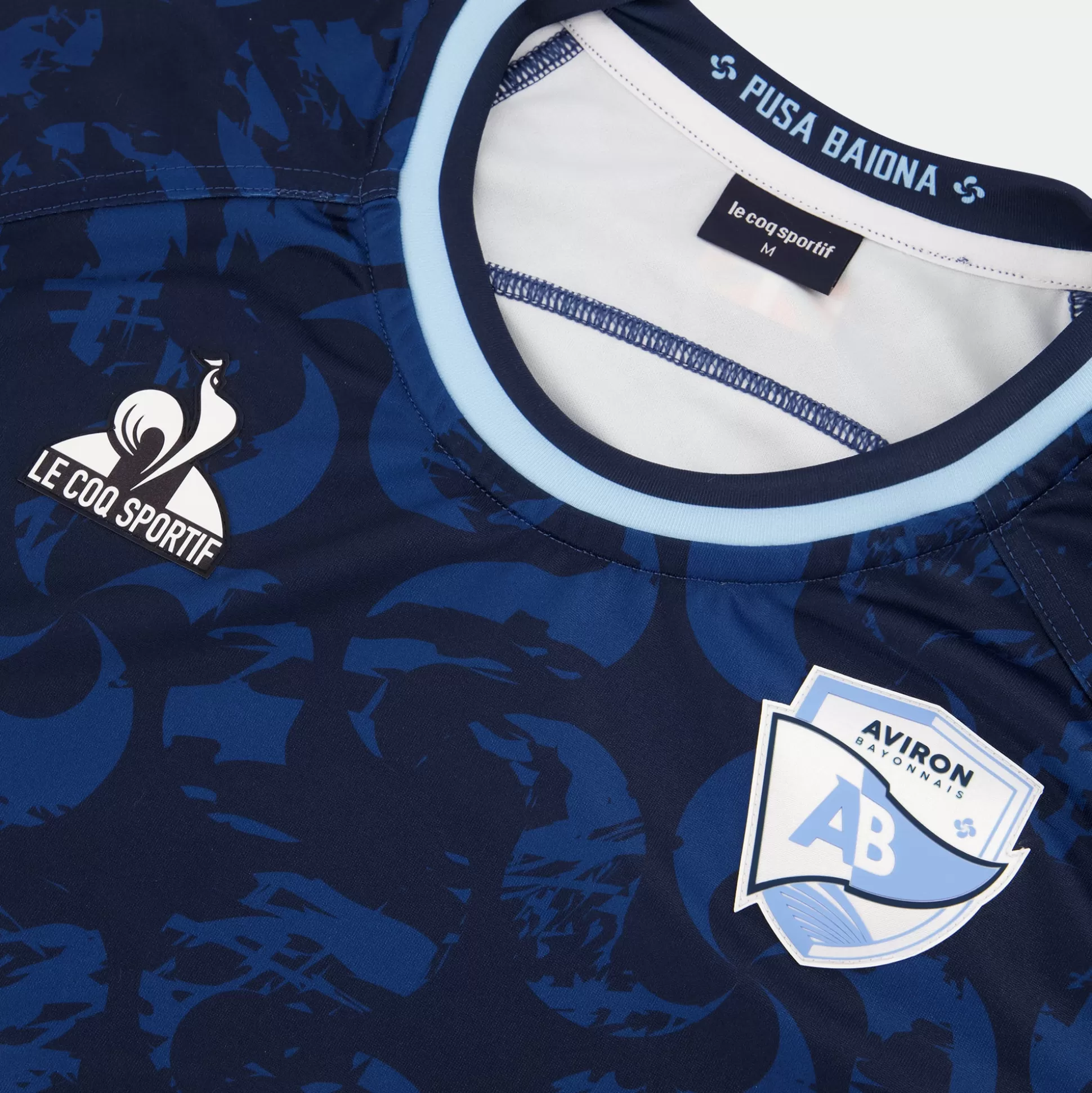 Homme Le Coq Sportif Aviron Bayonnais - tenue de match Maillot pro Third officiel Aviron Bayonnais
