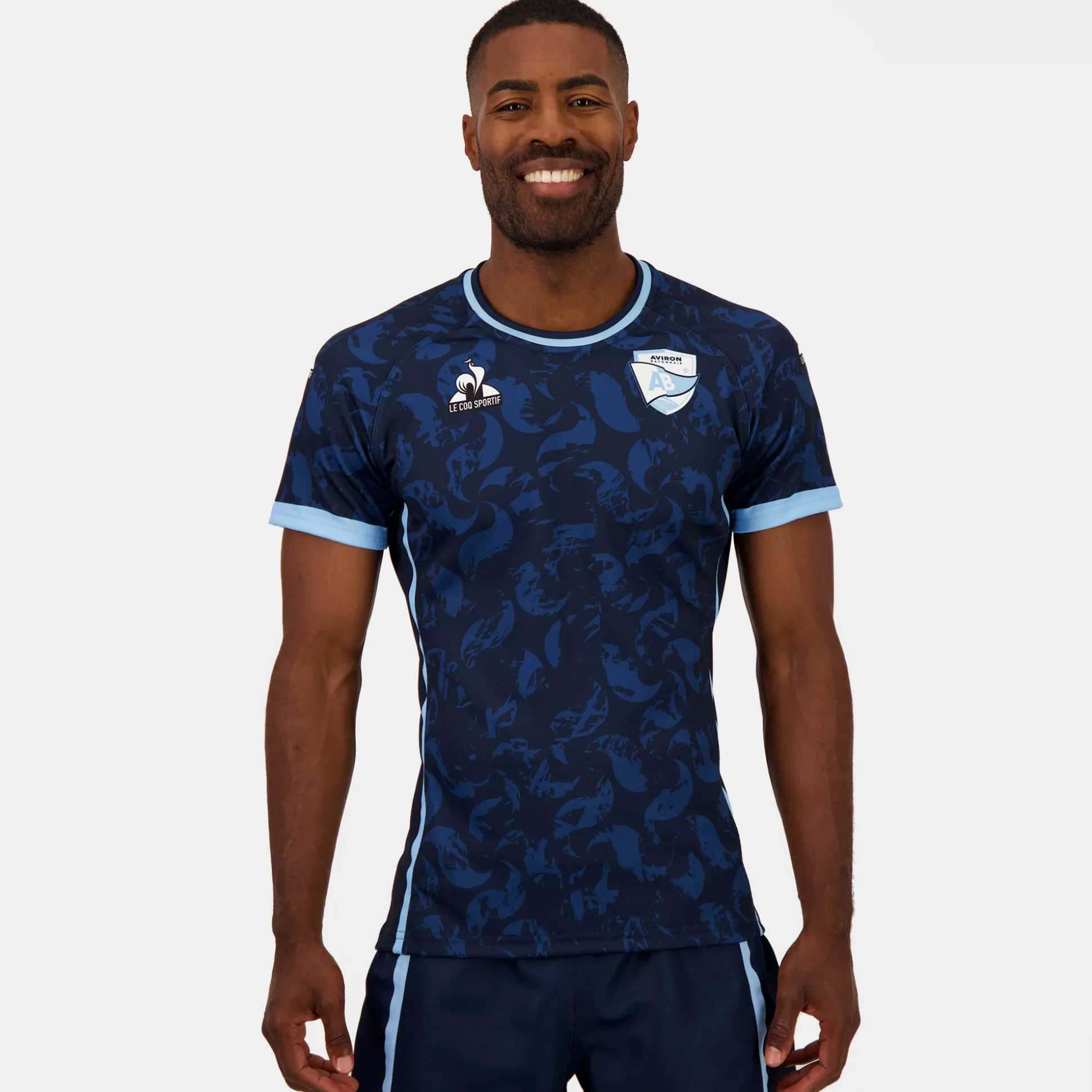 Homme Le Coq Sportif Aviron Bayonnais - tenue de match Maillot replica Third Aviron Bayonnais