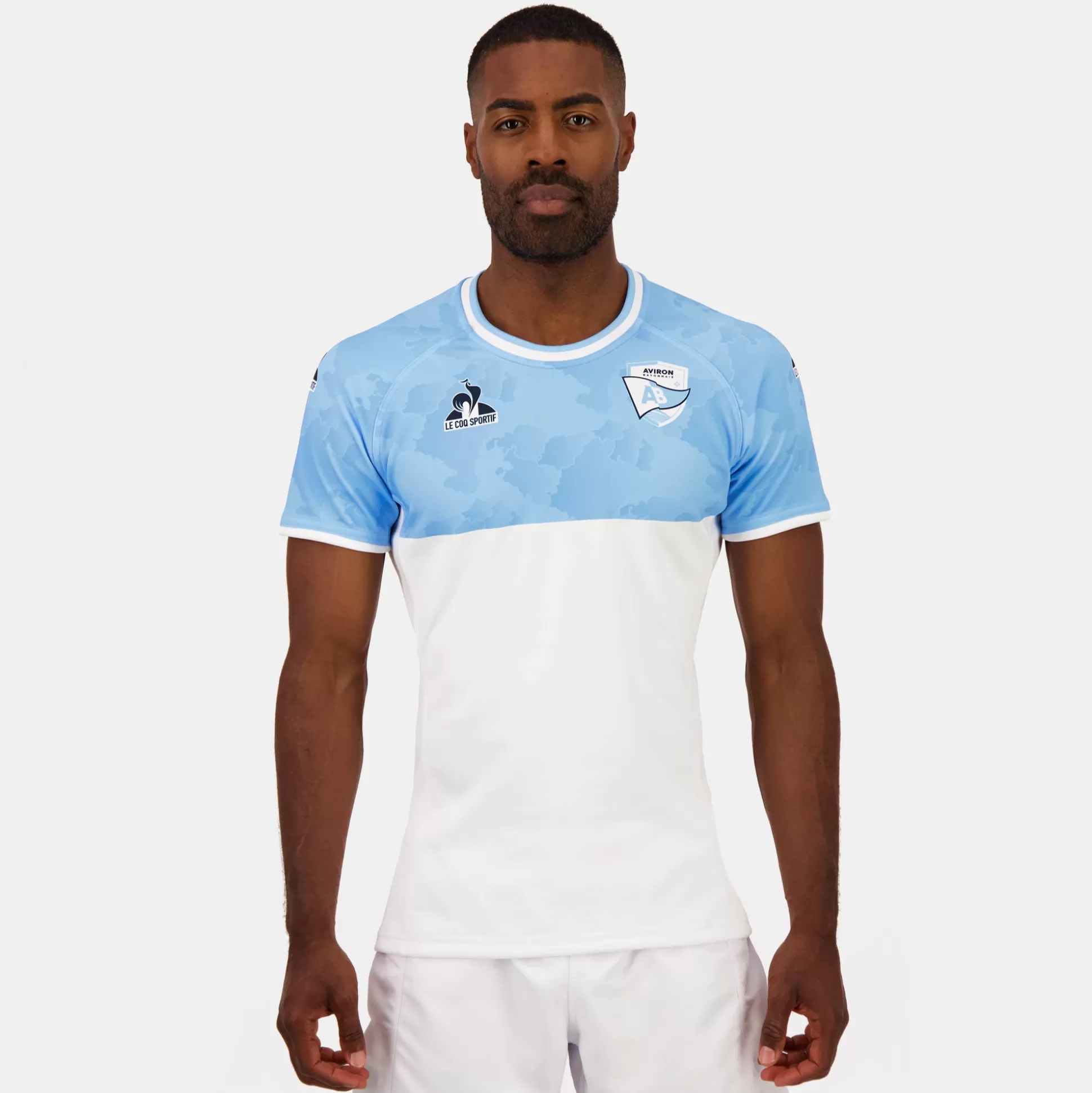 Homme Le Coq Sportif Aviron Bayonnais - tenue de match Maillot replica Third Aviron Bayonnais