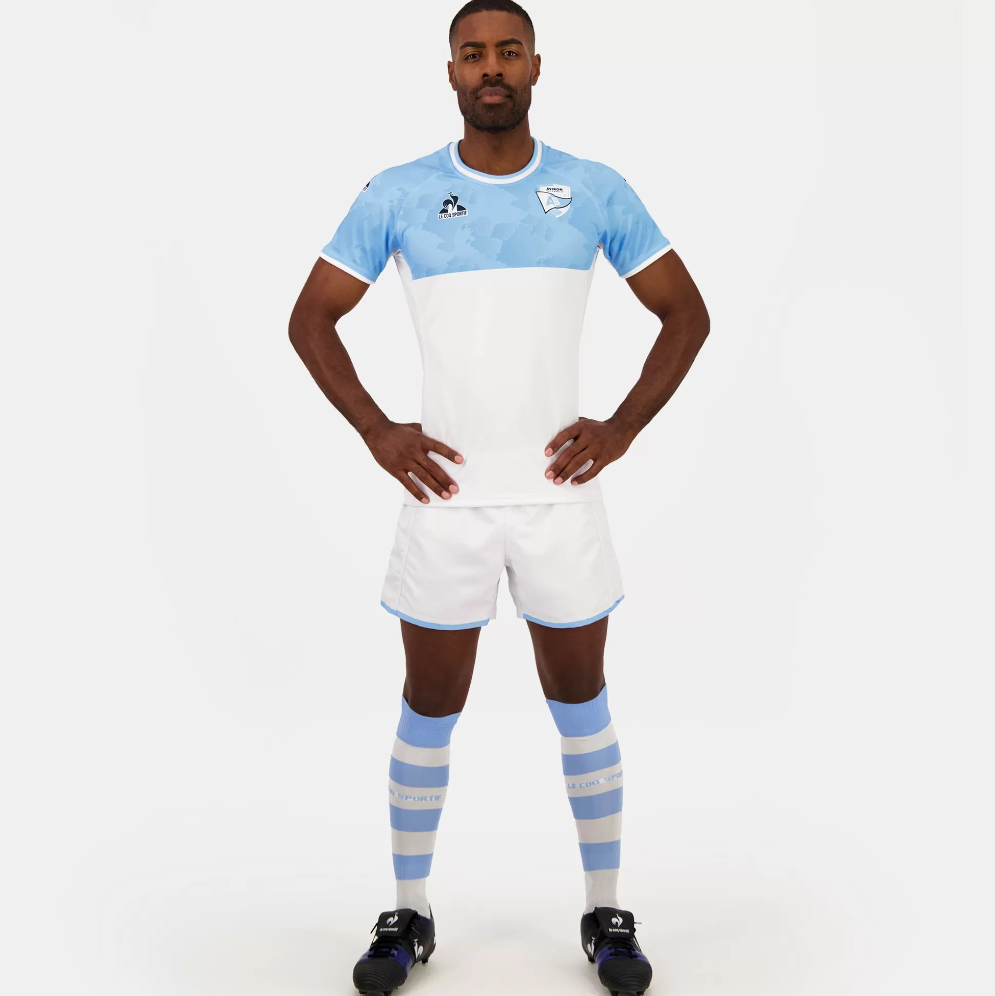 Homme Le Coq Sportif Aviron Bayonnais - tenue de match Maillot replica Third Aviron Bayonnais