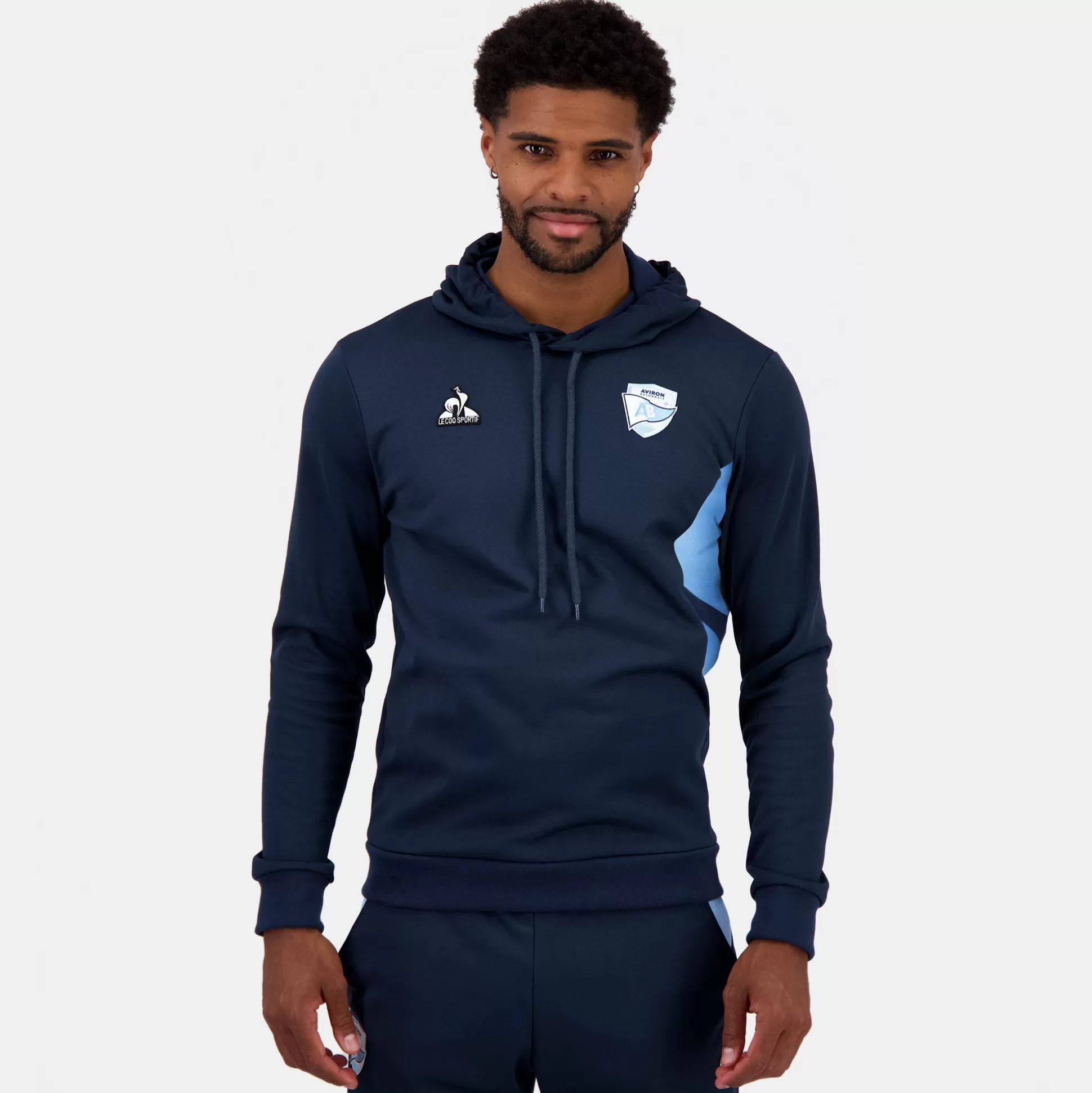 Homme Le Coq Sportif Aviron Bayonnais Sweat à capuche Unisexe