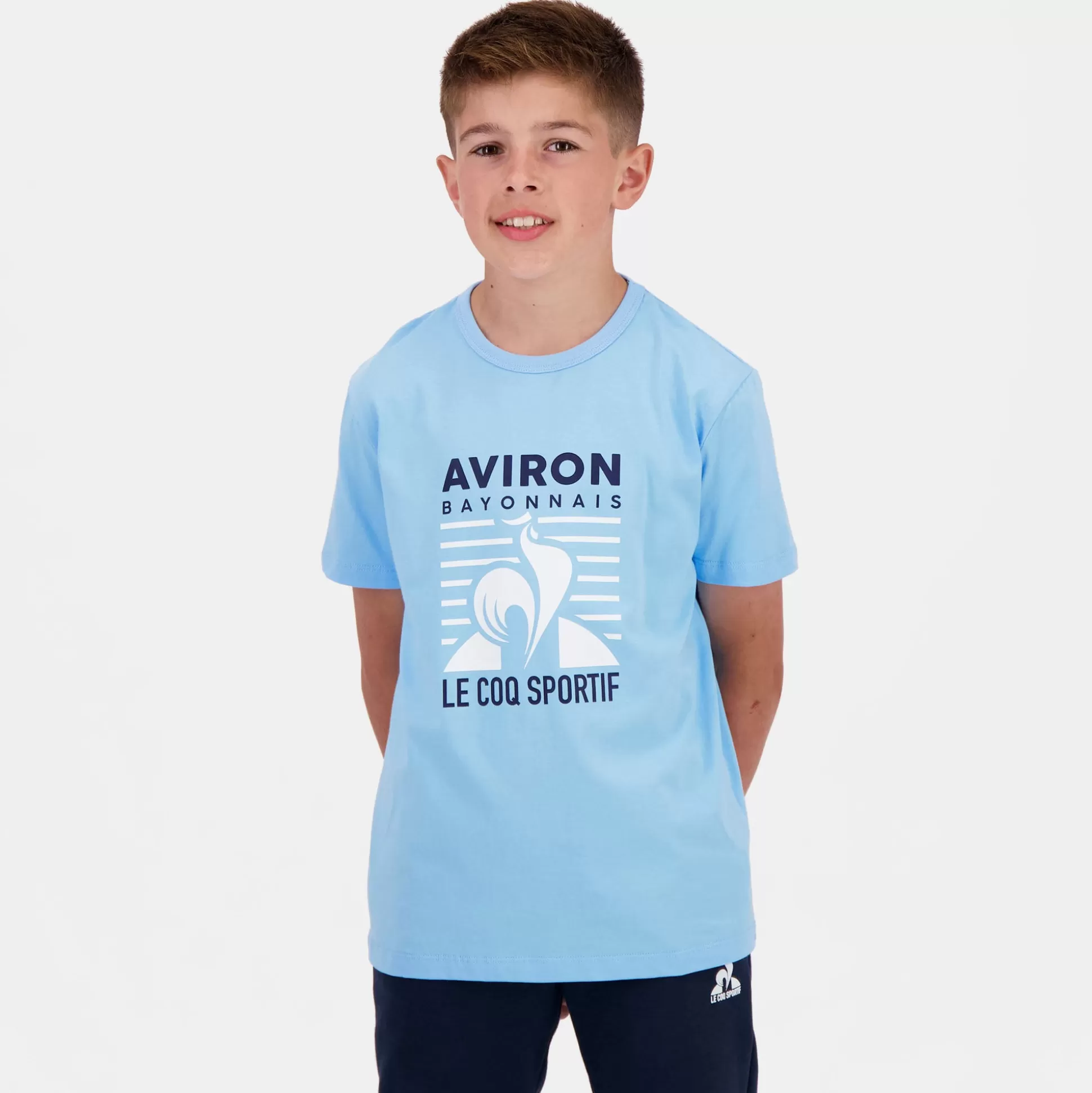 Enfant Le Coq Sportif Aviron Bayonnais T-shirt Enfant