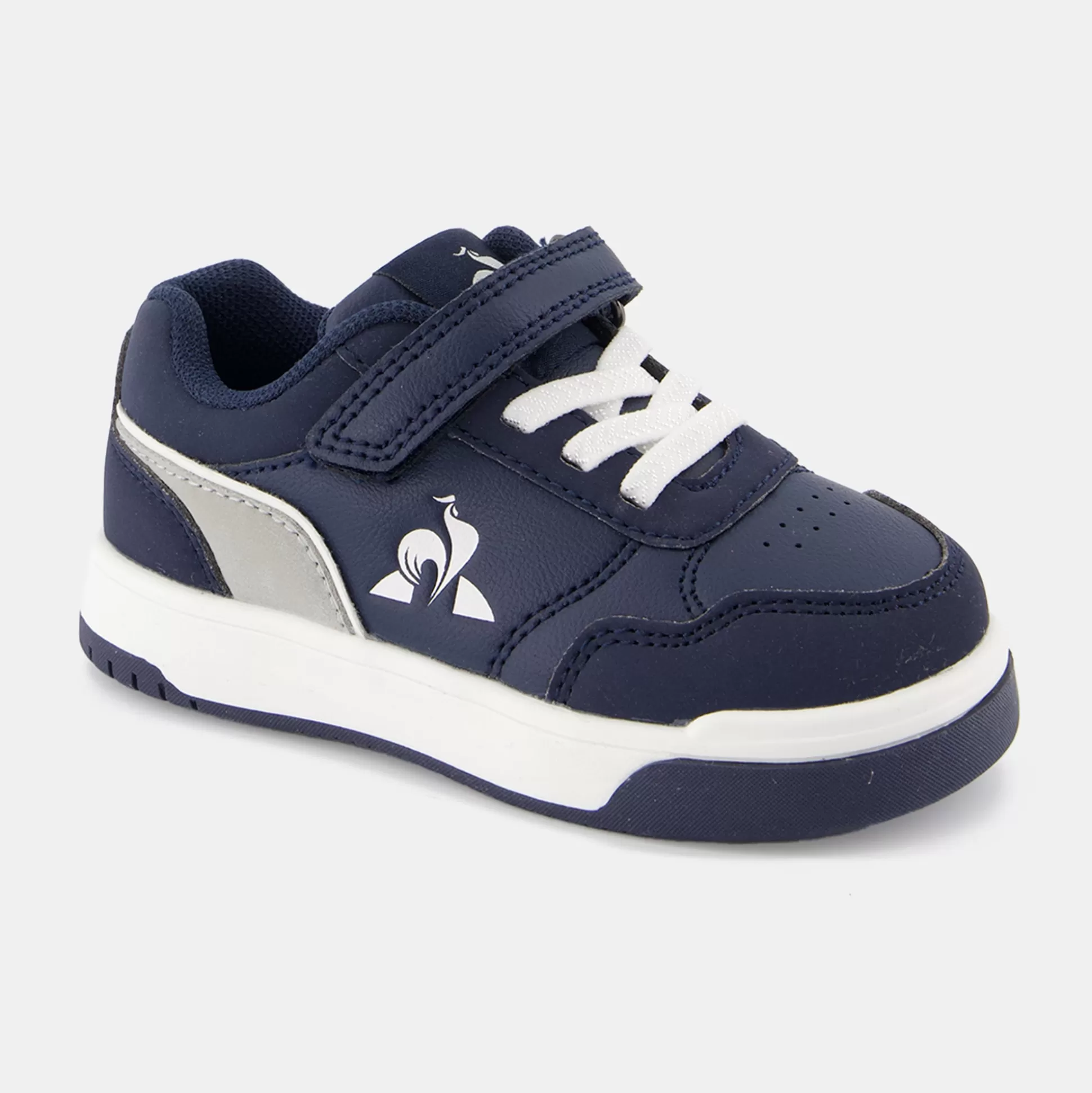 Enfant Le Coq Sportif CHAUSSURES BÉBÉ Chaussures à scratch noires COURT BREAKER bébé