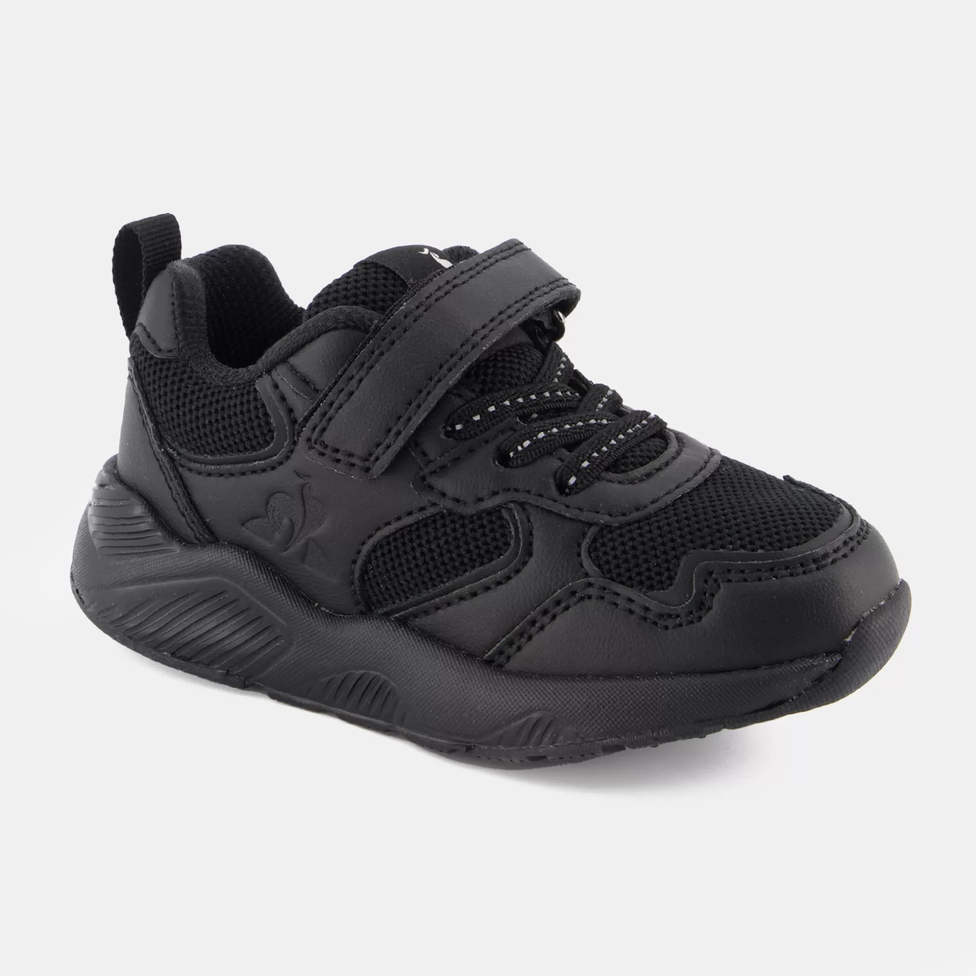 Enfant Le Coq Sportif CHAUSSURES BÉBÉ Chaussures à scratch noires RUNNER bébé