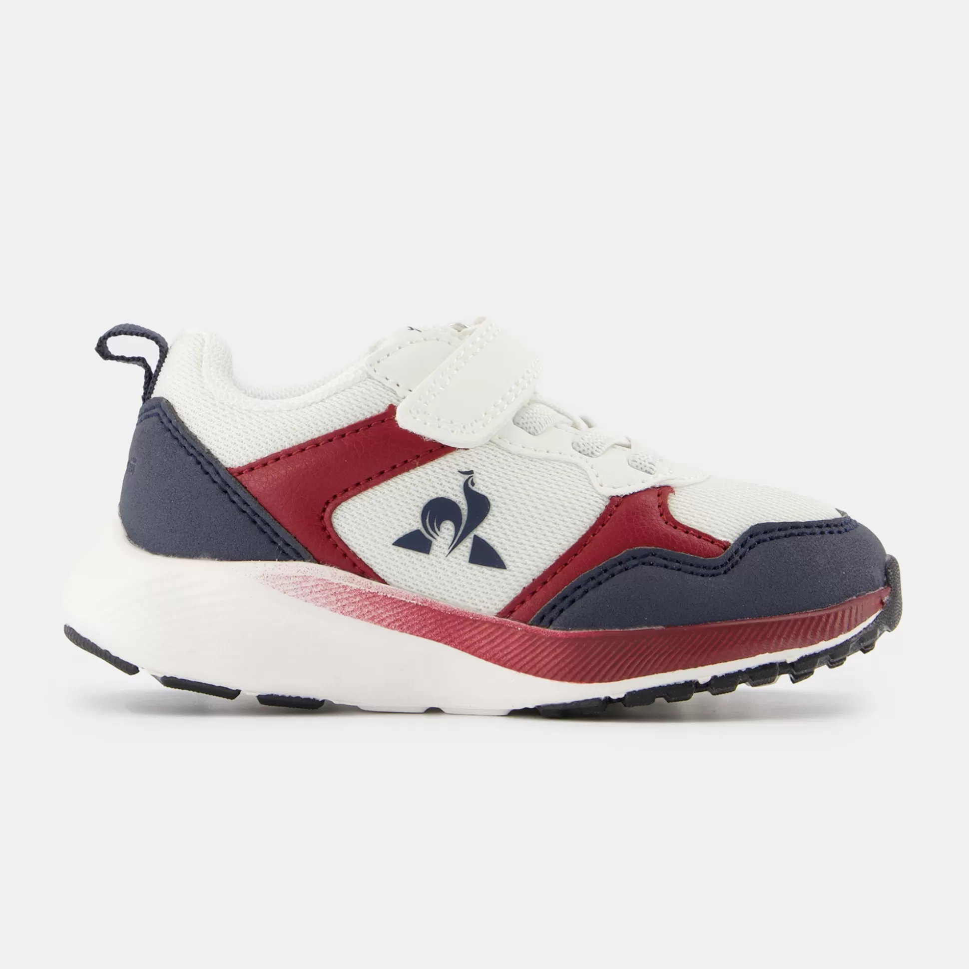 Enfant Le Coq Sportif CHAUSSURES BÉBÉ Chaussures à scratch rouges et bleues R500_2 bébé