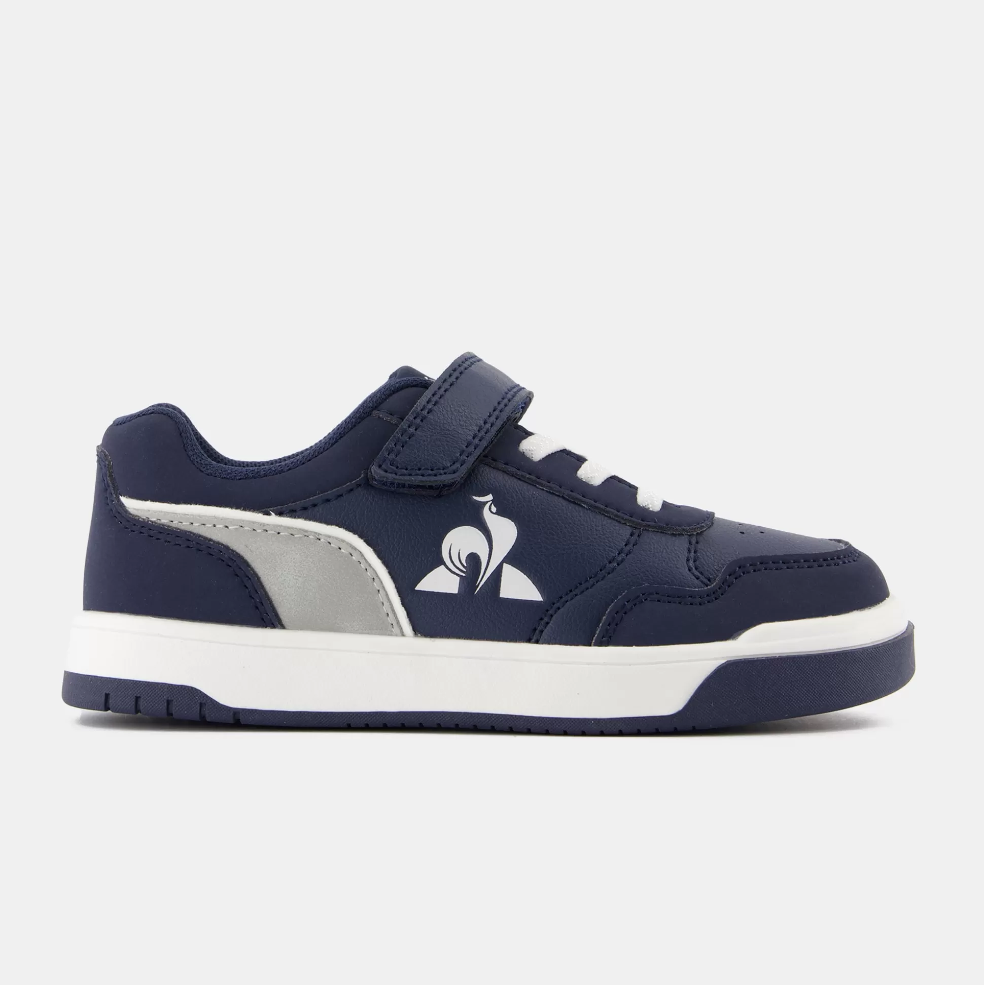 Enfant Le Coq Sportif CHAUSSURES ENFANT Chaussures à scratch noires COURT BREAKER enfant