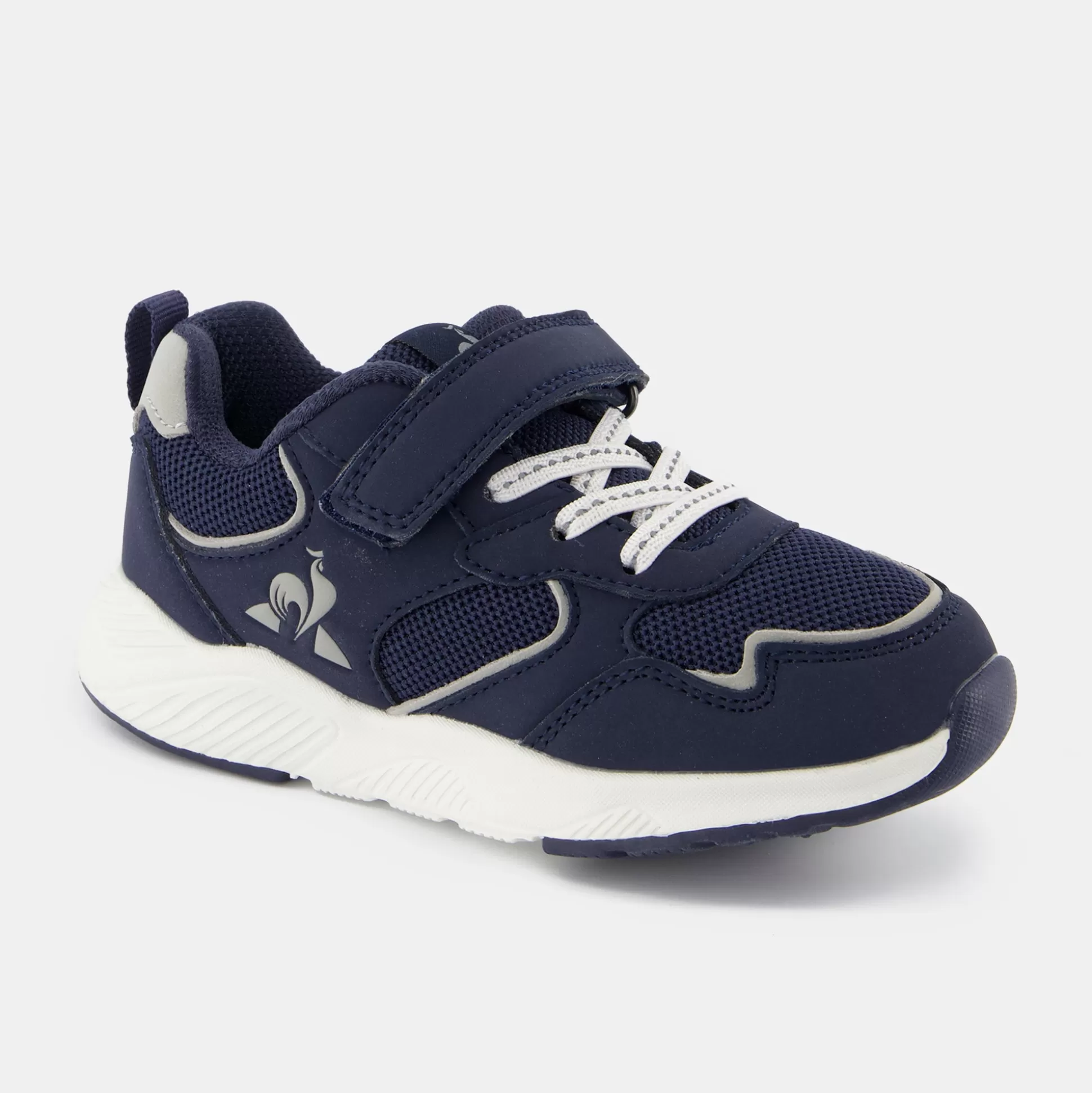 Enfant Le Coq Sportif CHAUSSURES ENFANT Chaussures à scratch noires RUNNER enfant