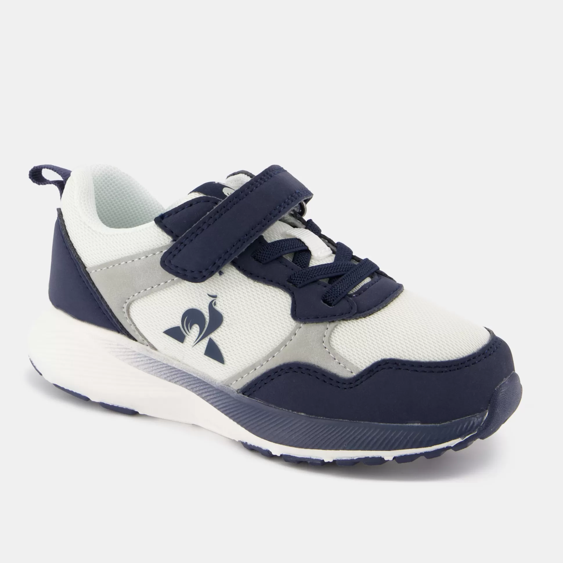 Enfant Le Coq Sportif CHAUSSURES ENFANT Chaussures à scratch rouges et bleues R500_2 Enfant