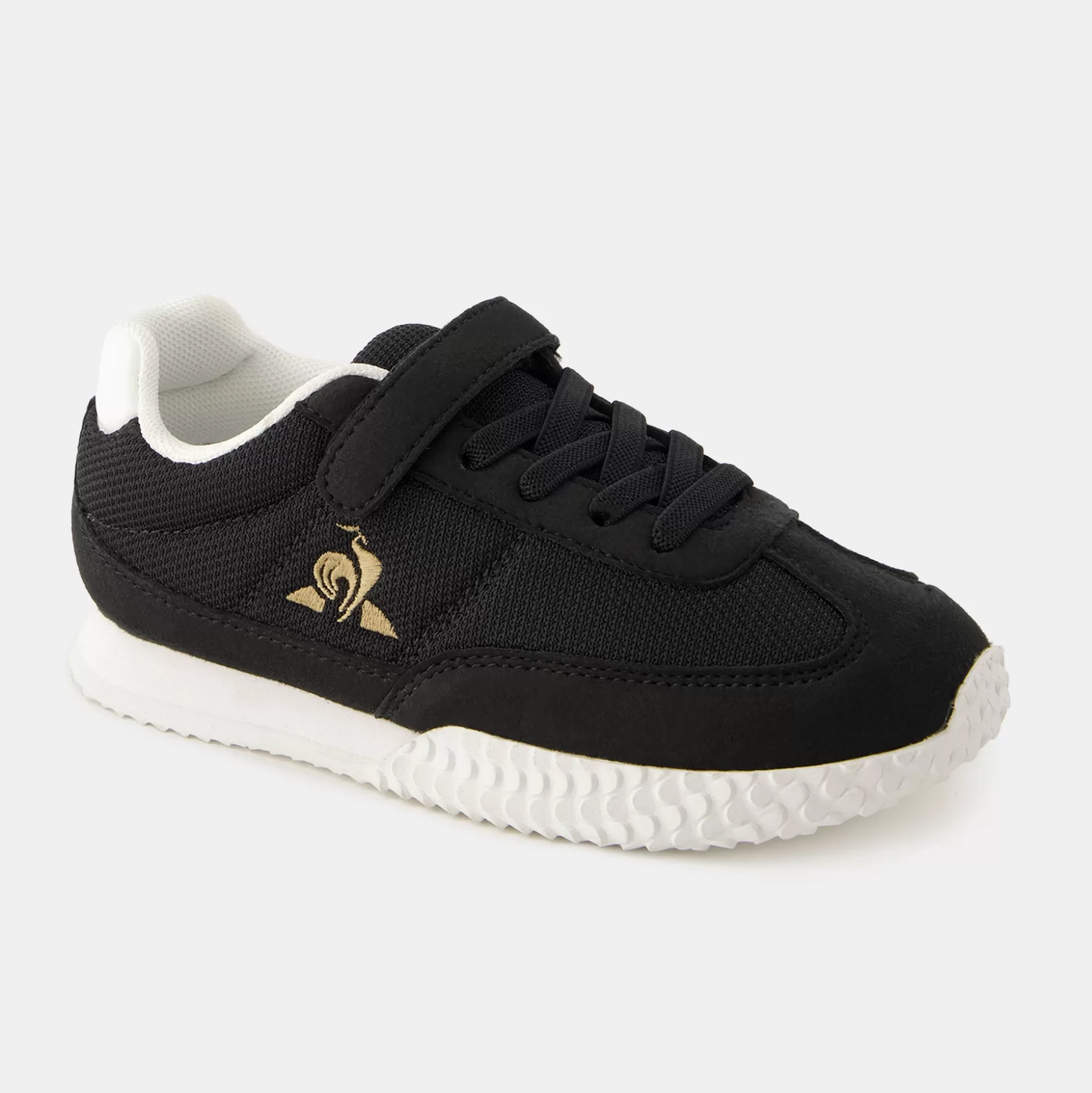 Enfant Le Coq Sportif CHAUSSURES ENFANT Chaussures noires à scratch VELOCE I enfant