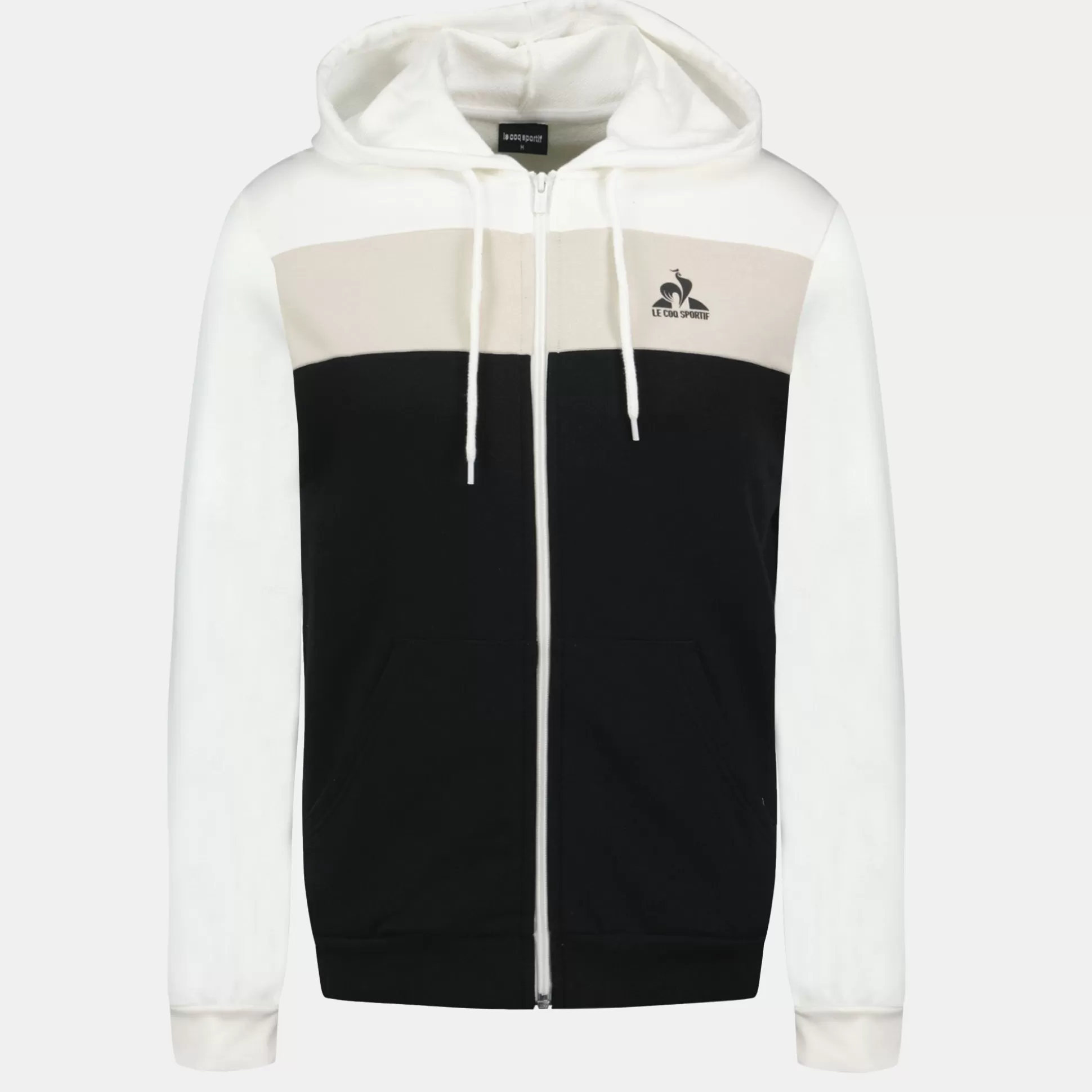 Homme Le Coq Sportif Contemporain Sweat zippé à capuche Homme