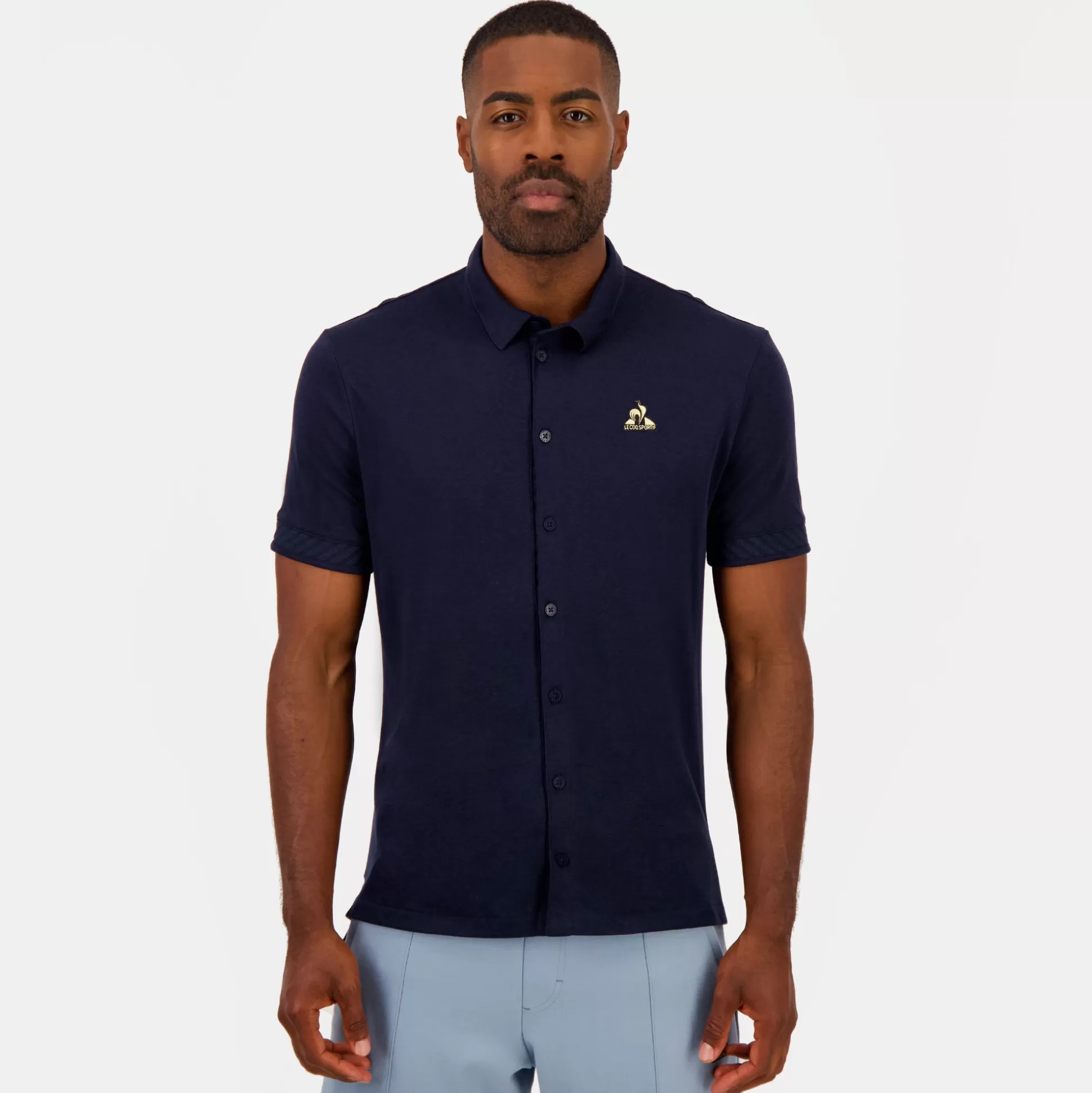 Homme Le Coq Sportif Coq d'or Chemise manches courtes Homme