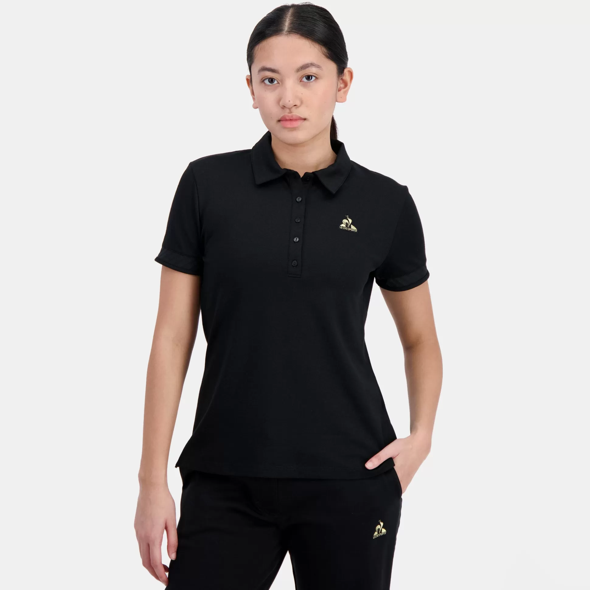 Femme Le Coq Sportif Coq d'Or Polo Femme en interlock 240g coton