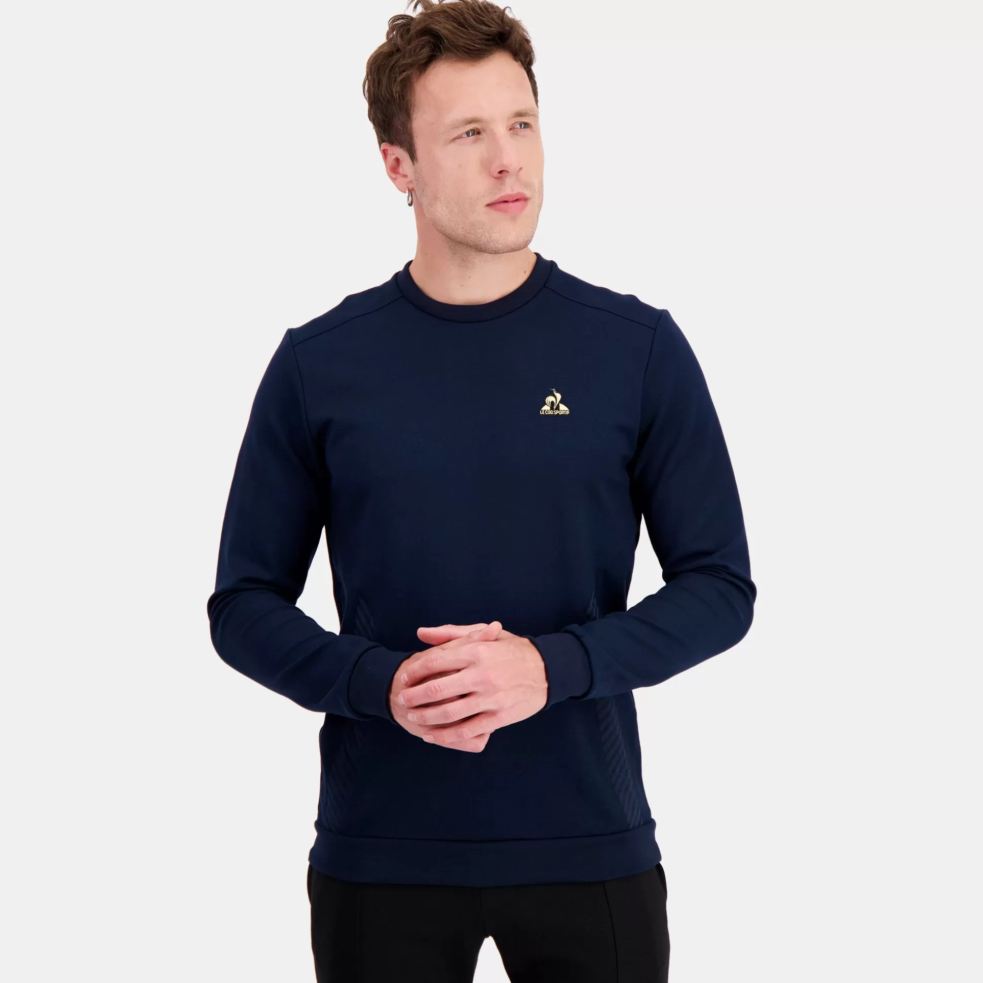 Homme Le Coq Sportif Coq d'or Sweat col rond Homme