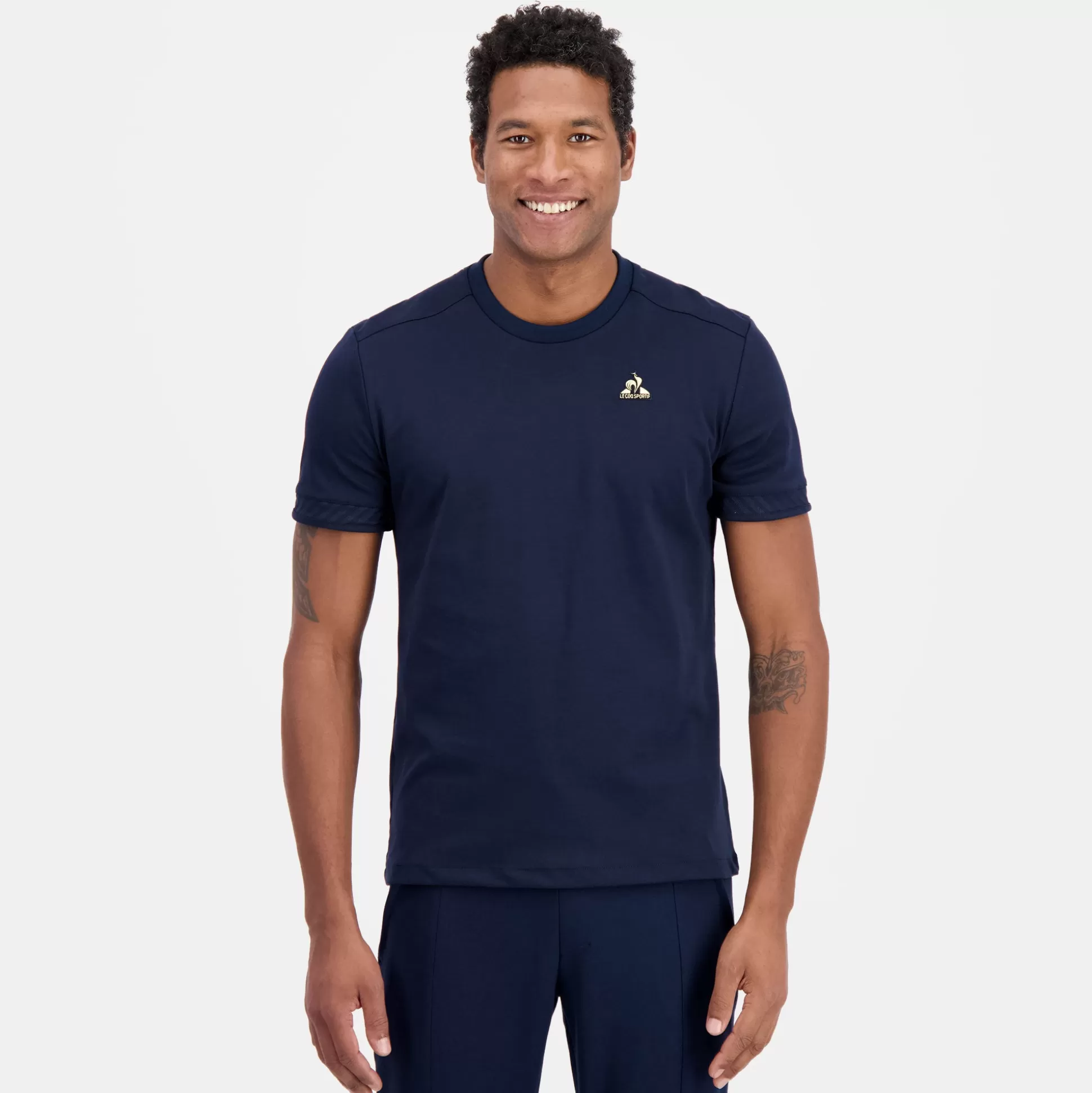 Homme Le Coq Sportif Coq d'or T-shirt Homme en interlock 240g coton