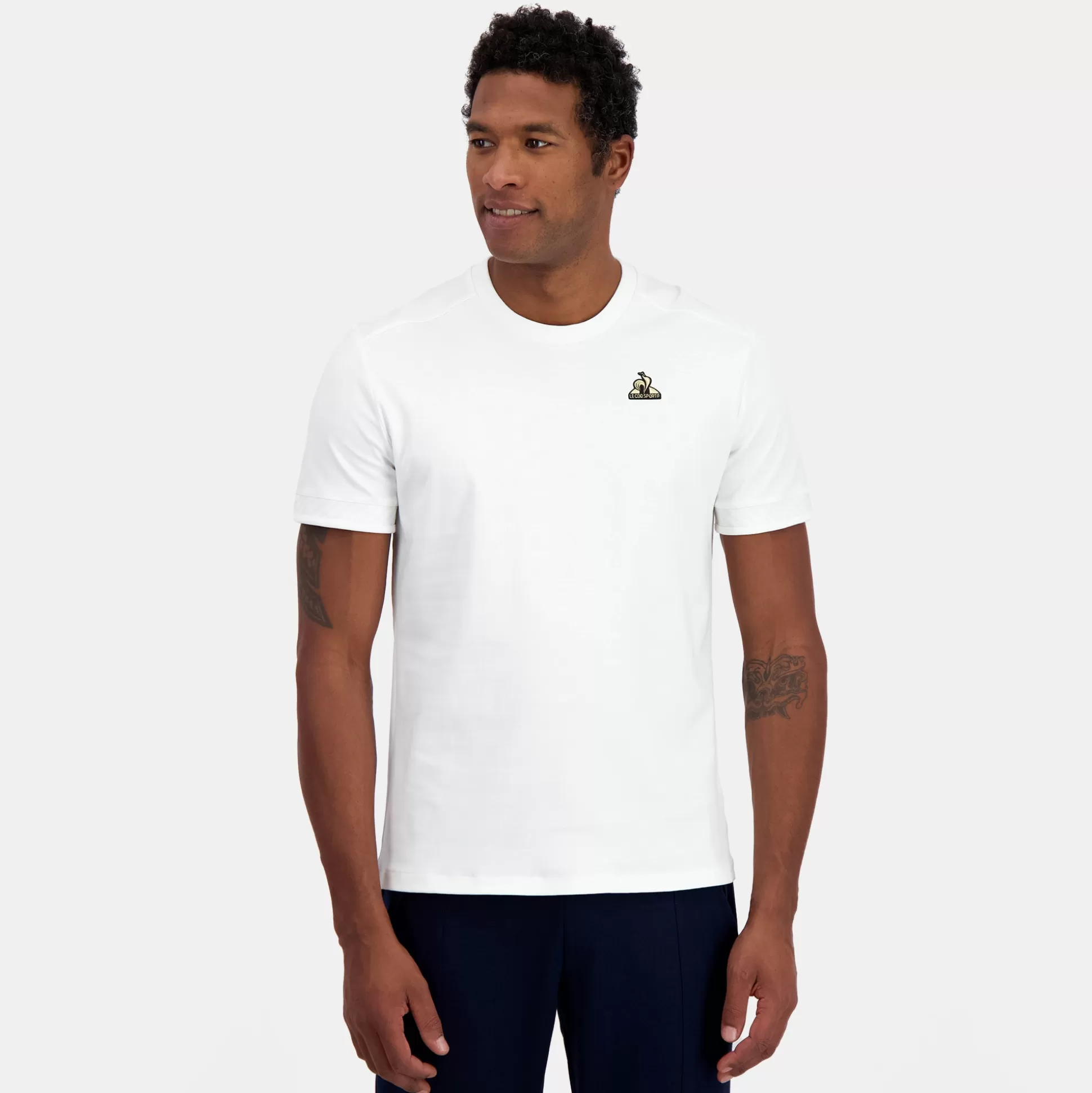 Homme Le Coq Sportif Coq d'or T-shirt Homme en interlock 240g coton