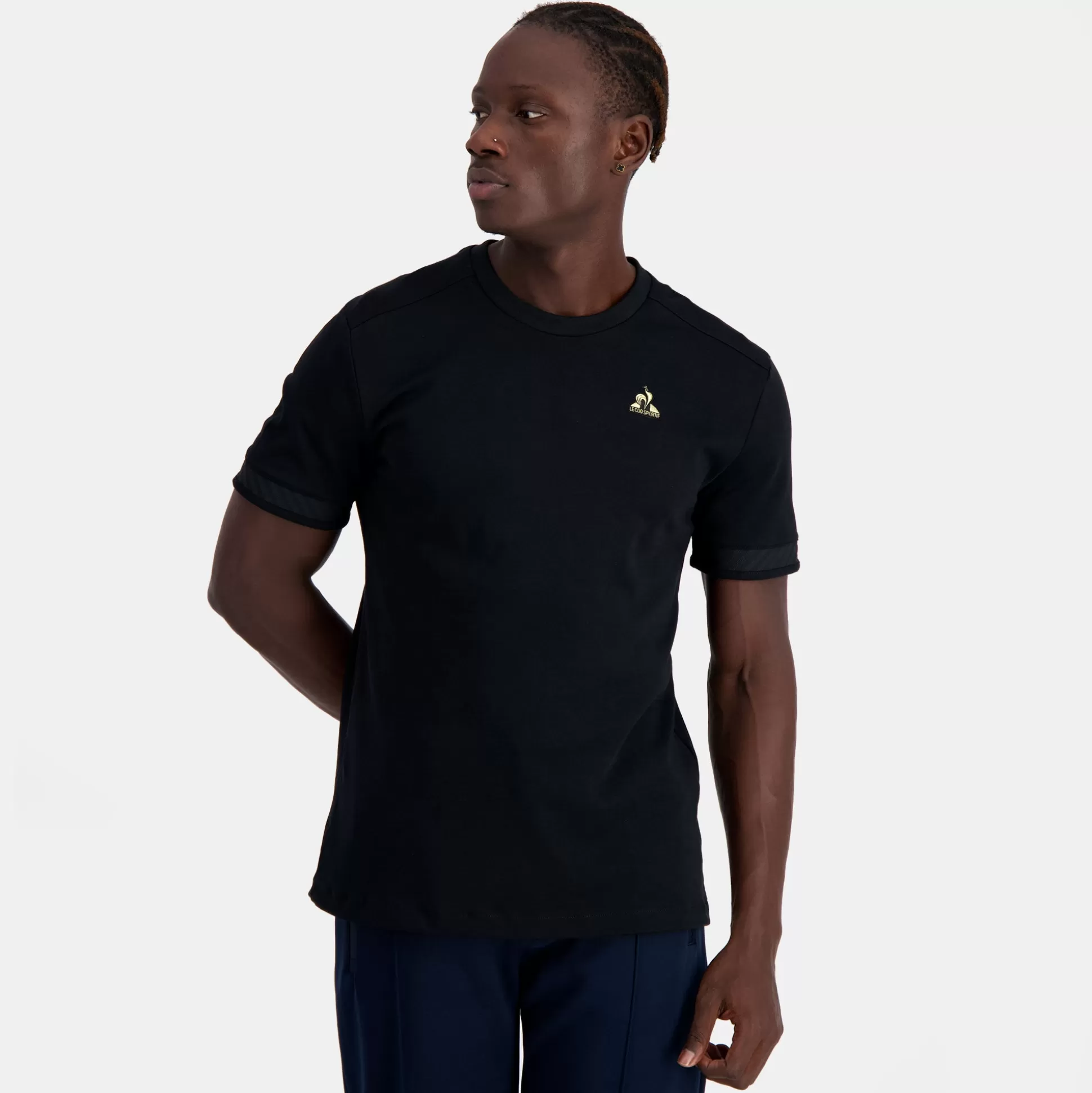 Homme Le Coq Sportif Coq d'or T-shirt Homme en interlock 240g coton