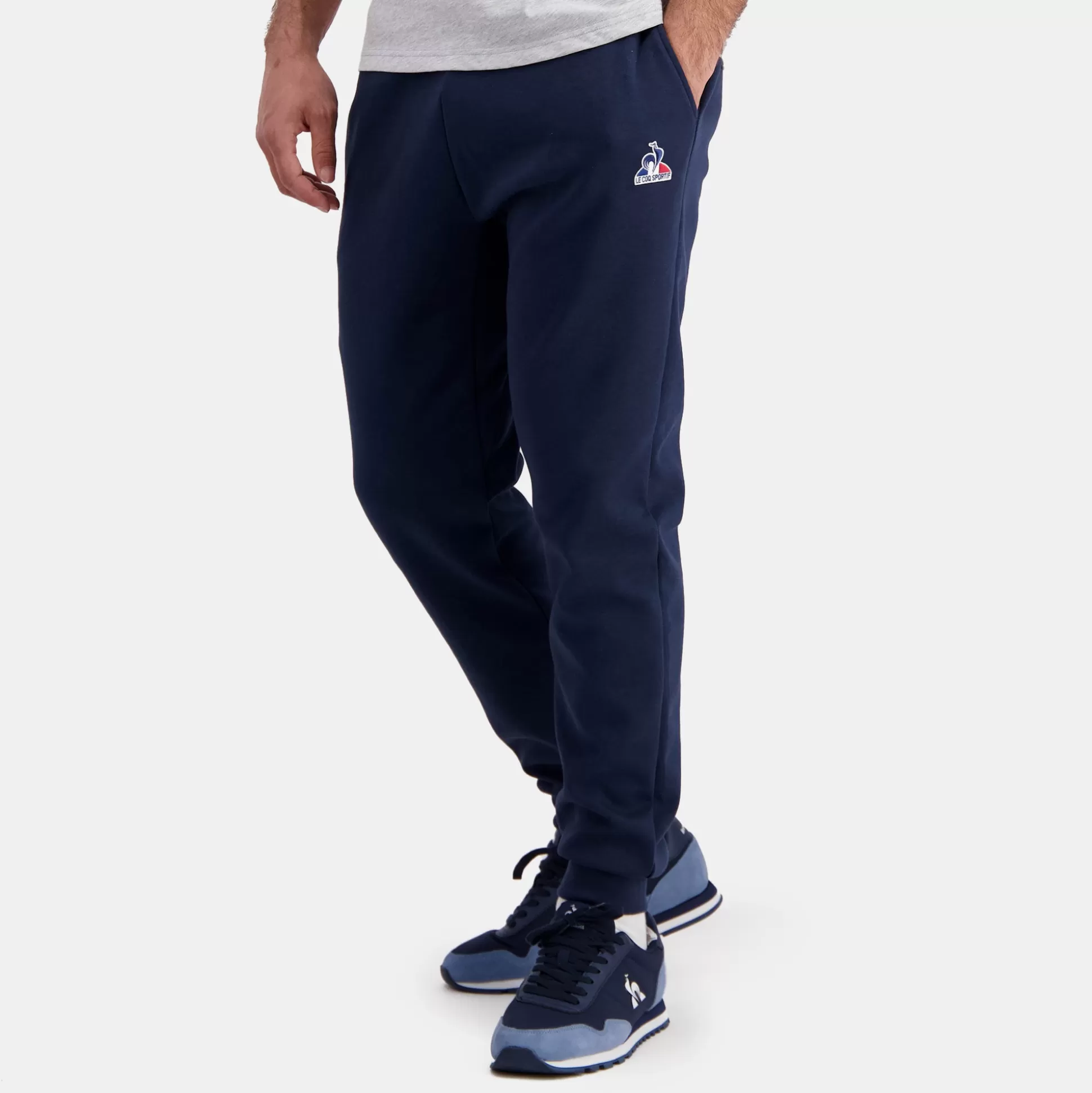 Homme Le Coq Sportif Essentiels Pantalon Regular bleu marine Homme