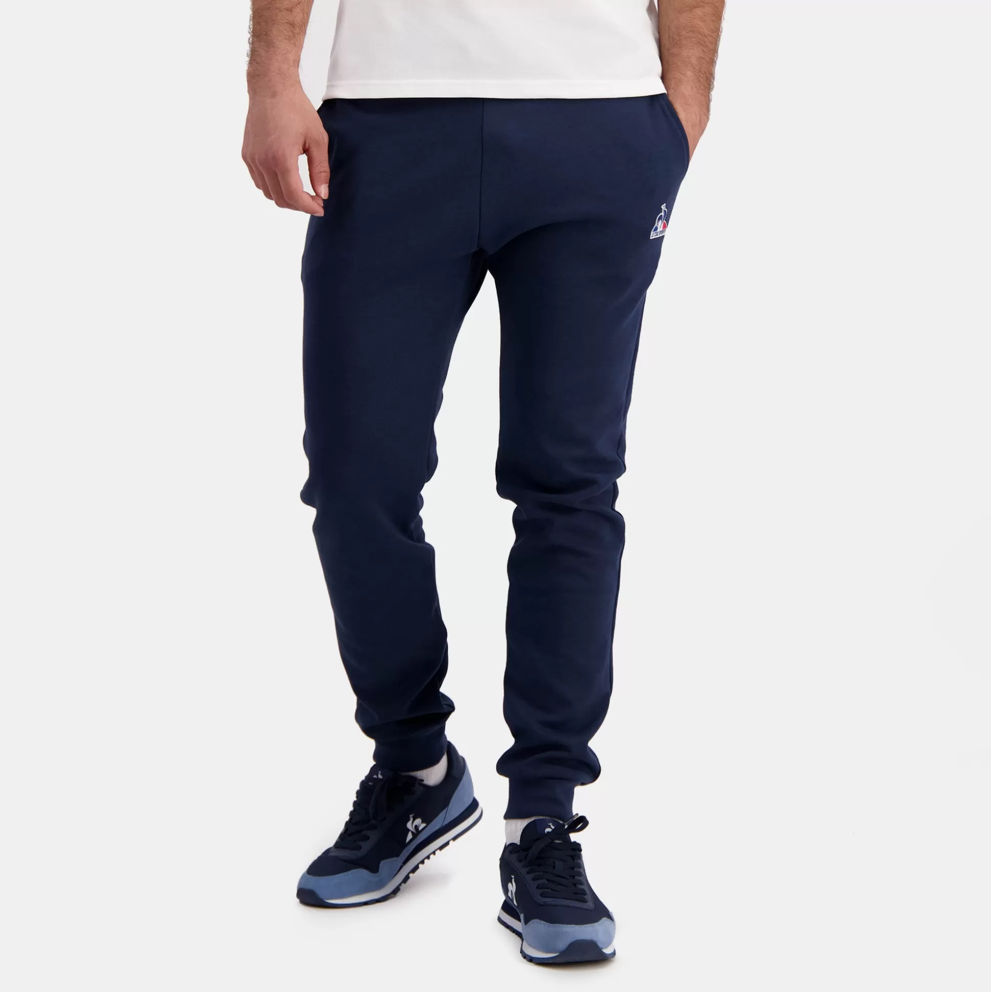 Homme Le Coq Sportif Essentiels Pantalon Slim Noir Homme