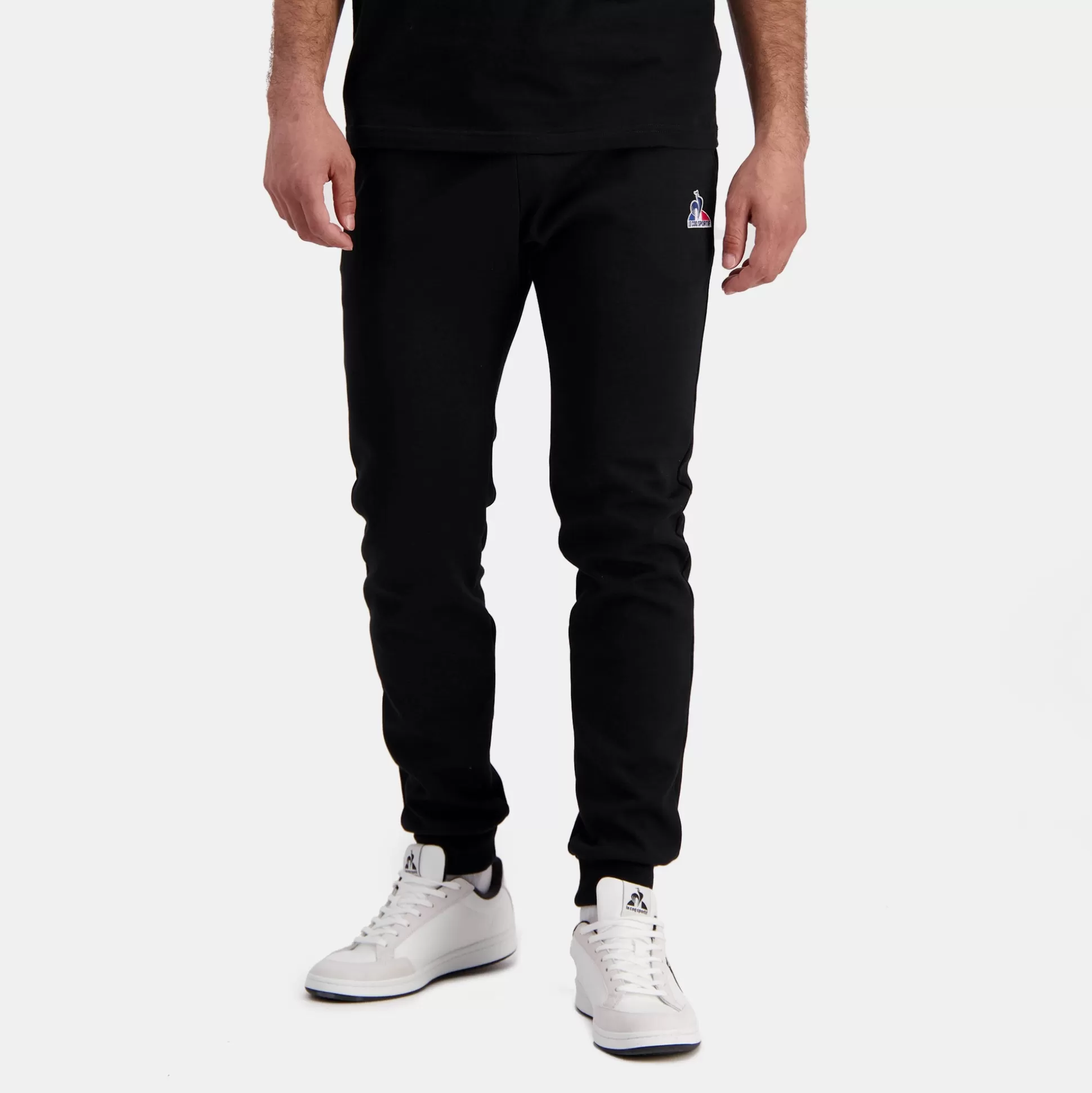 Homme Le Coq Sportif Essentiels Pantalon Slim Noir Homme