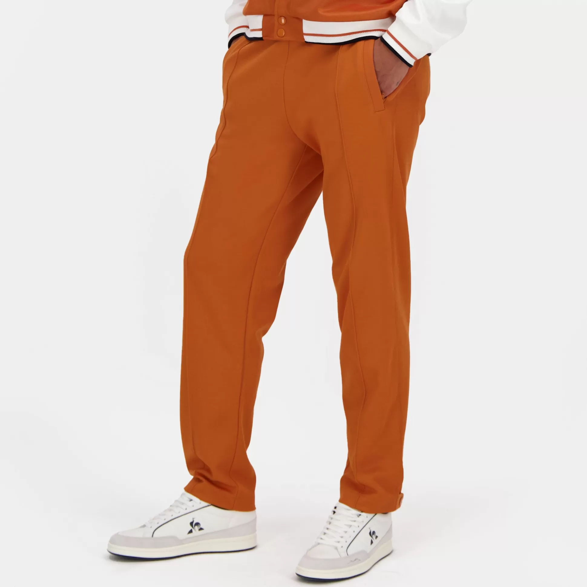 Homme Le Coq Sportif Héritage Pantalon Fit Straight Bleu foncé Homme