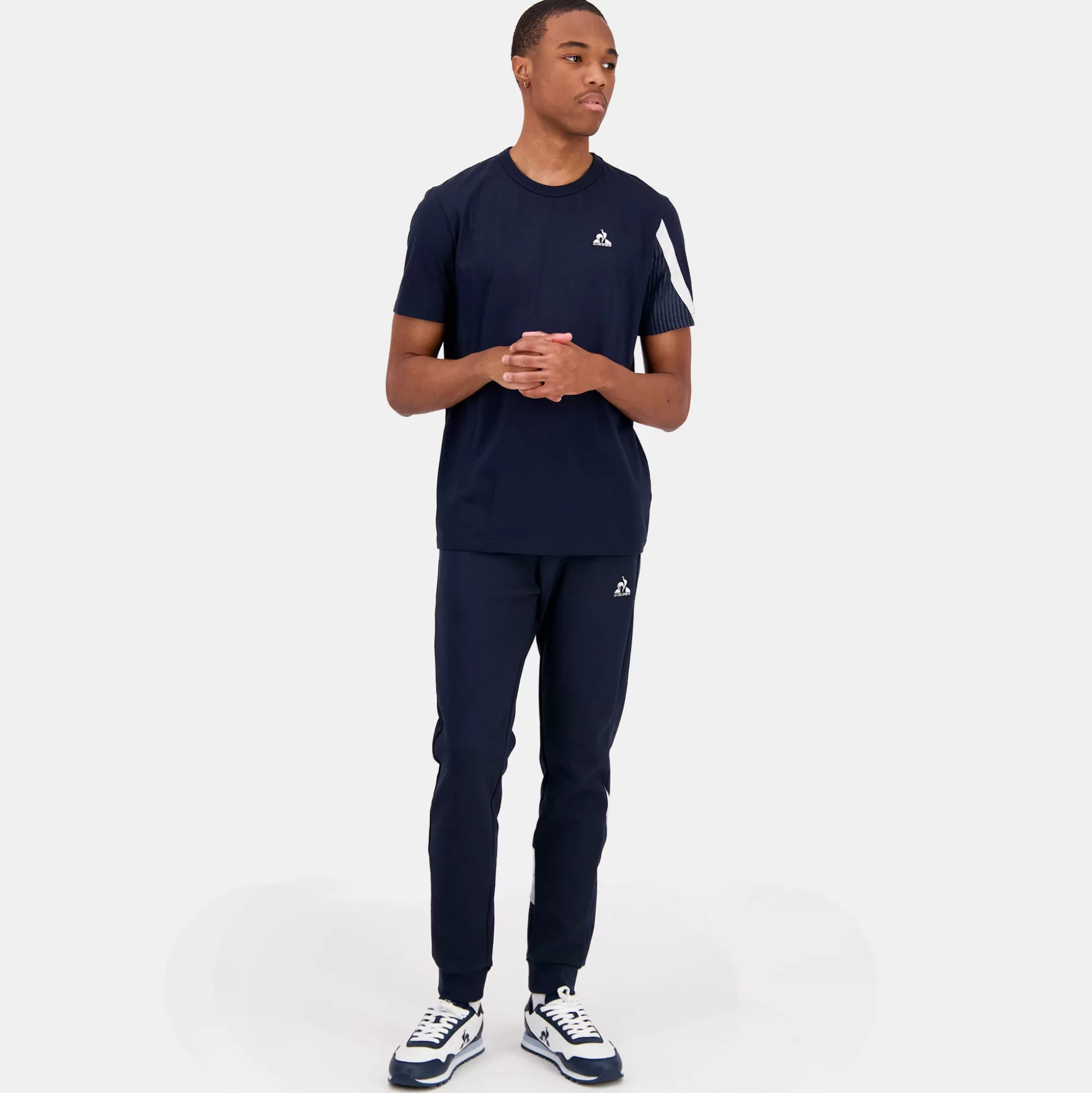 Homme Le Coq Sportif Héritage Pantalon Slim Bleu marine Homme
