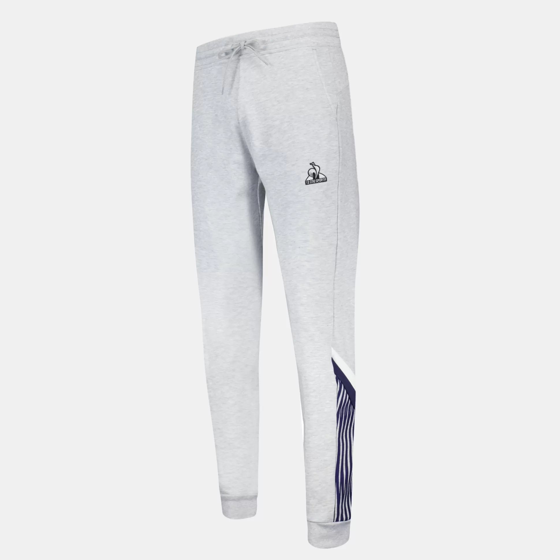 Homme Le Coq Sportif Héritage Pantalon SLIM Gris chiné clair Homme