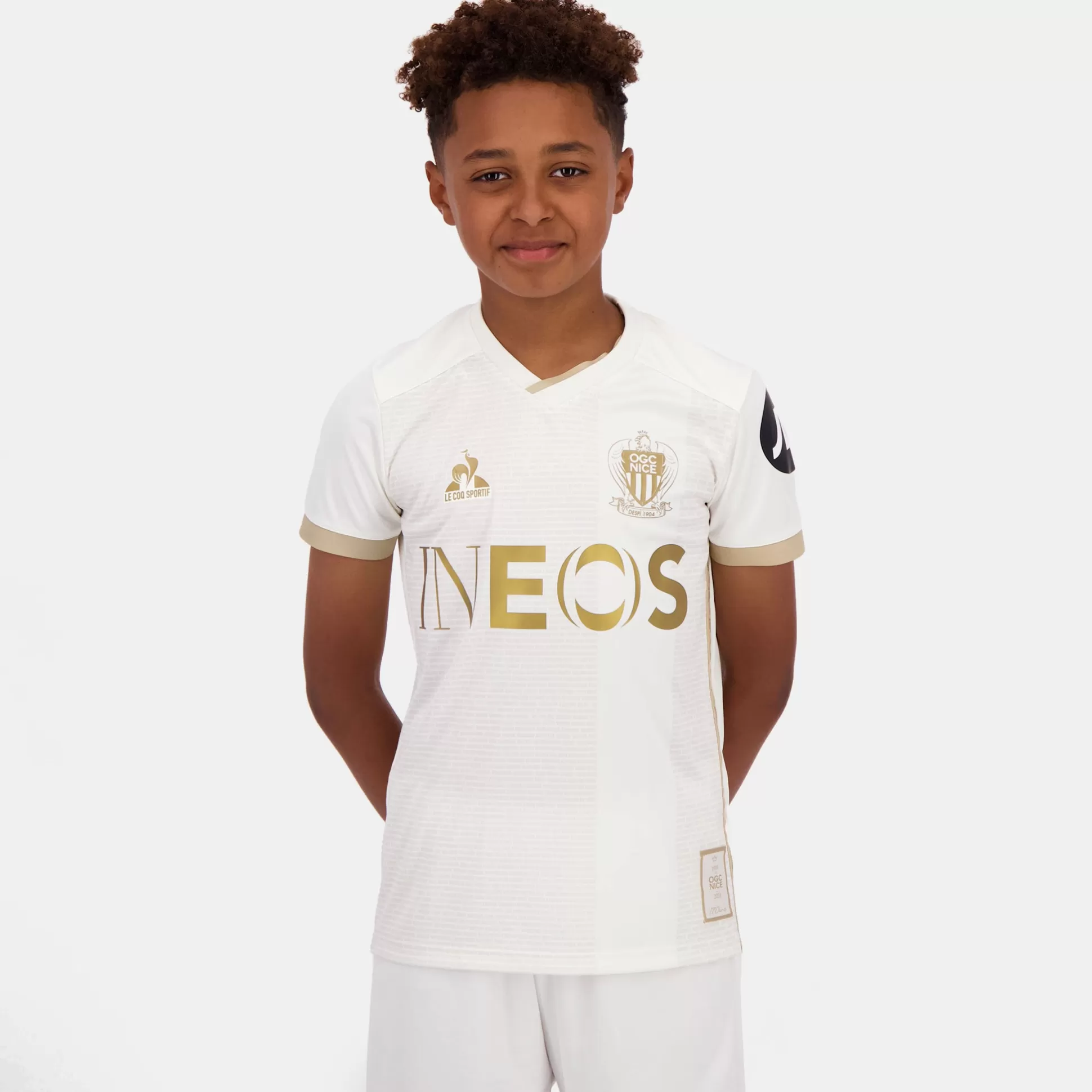 Enfant Le Coq Sportif OGC Nice - Tenue de match Maillot Enfant