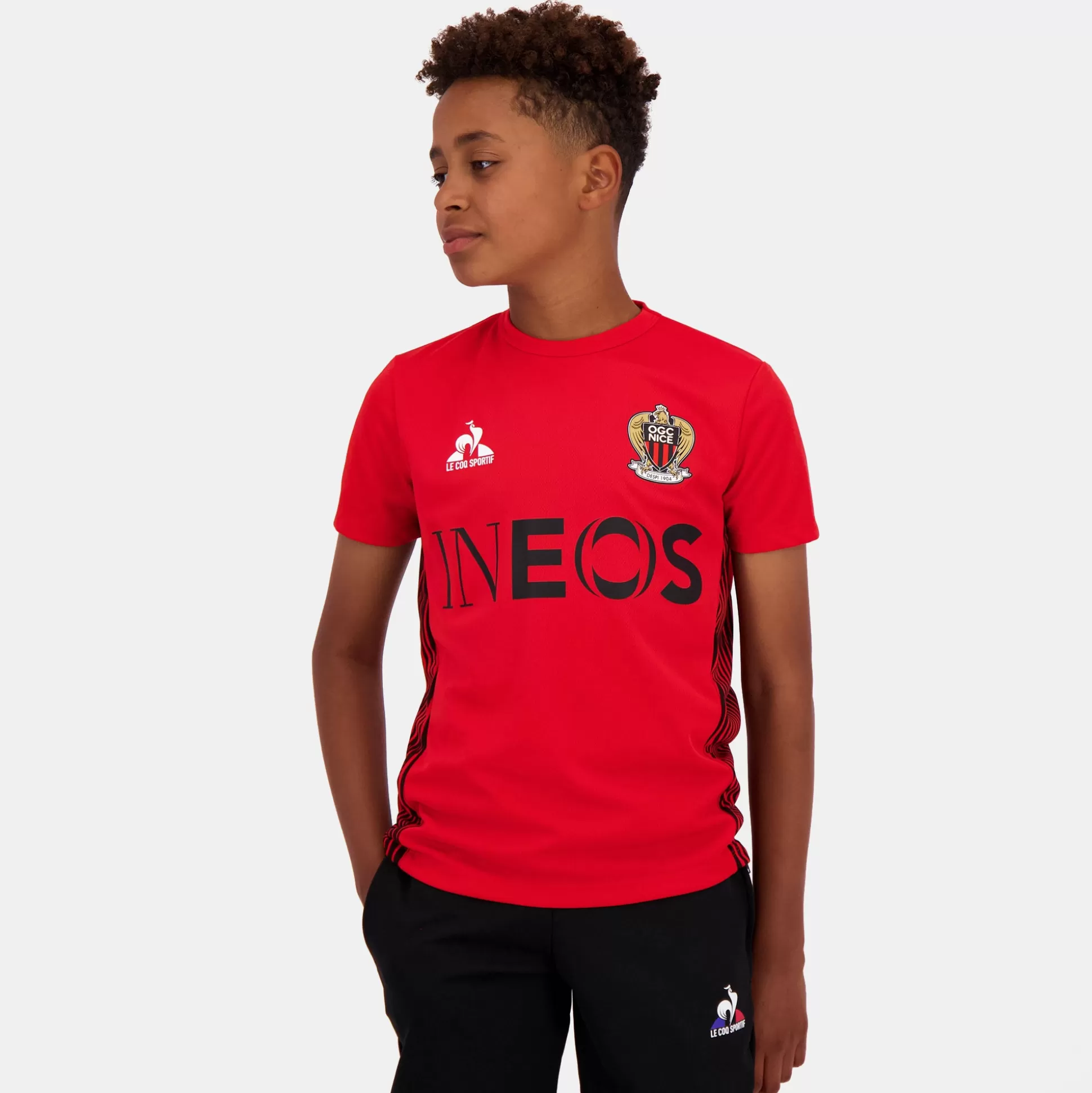 Enfant Le Coq Sportif OGC Nice - Tenue d'entrainement Maillot Enfant