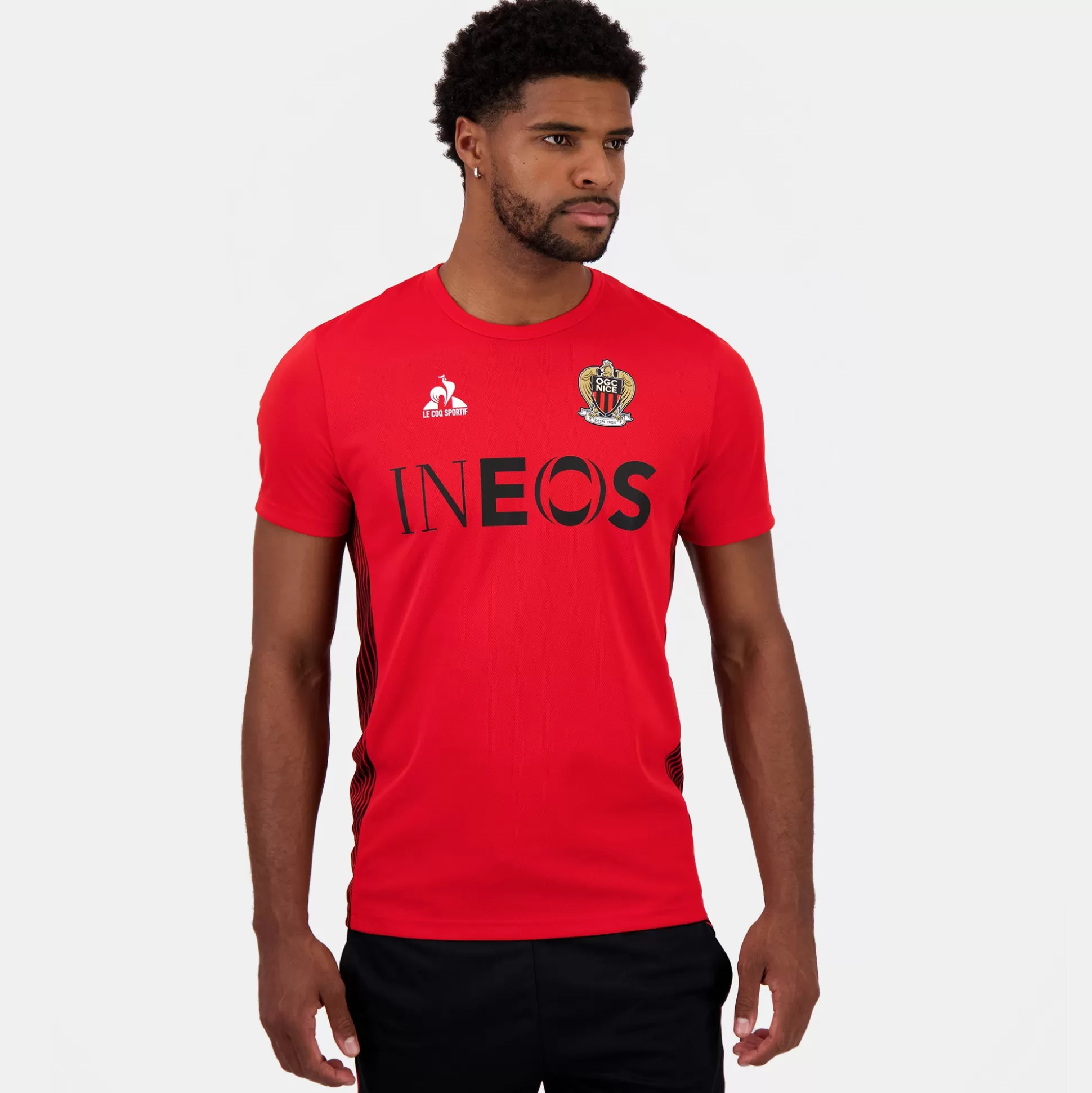 Homme Le Coq Sportif OGC Nice - Tenue d'entrainement T-shirt Unisexe