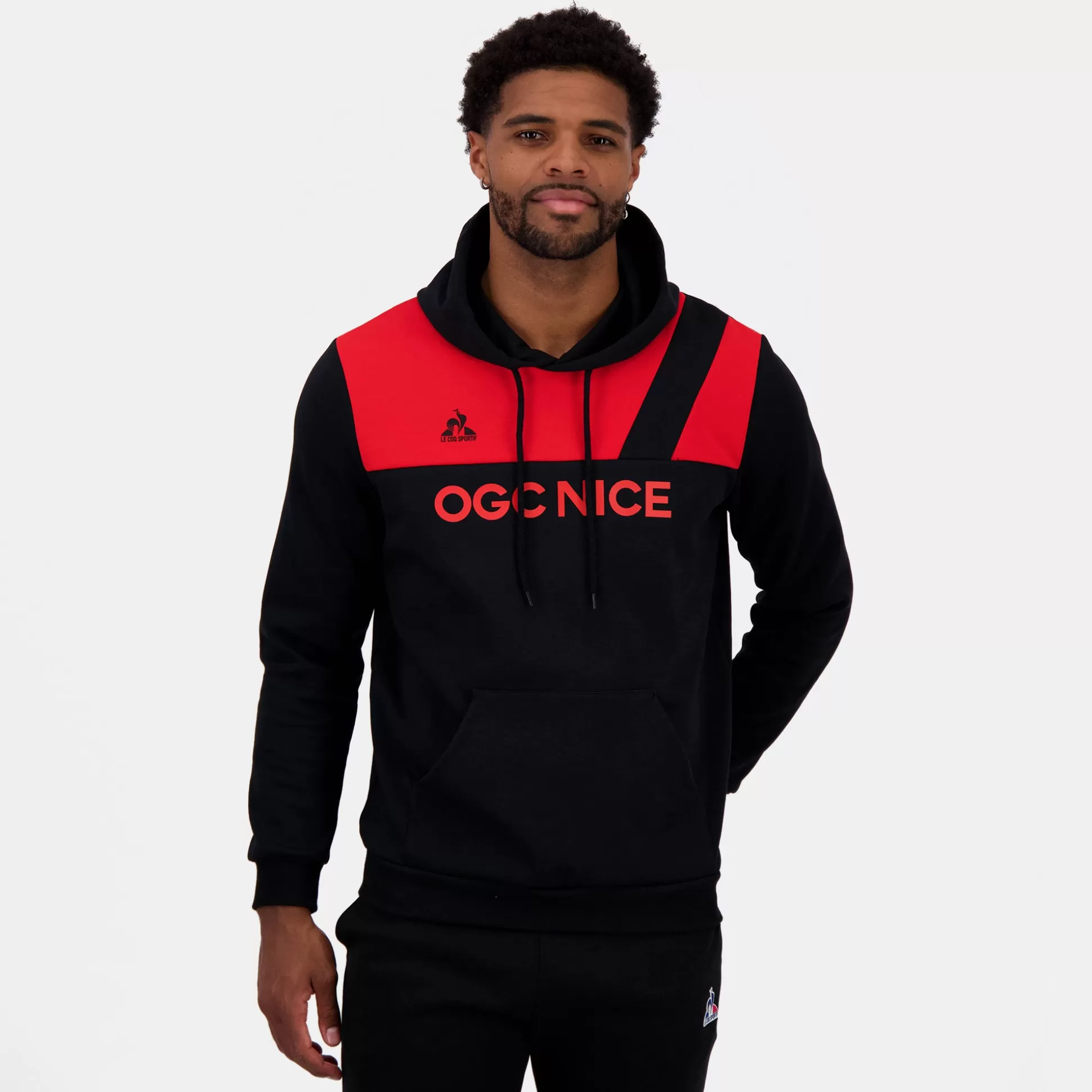 Homme Le Coq Sportif OGC Nice Sweat à capuche Homme