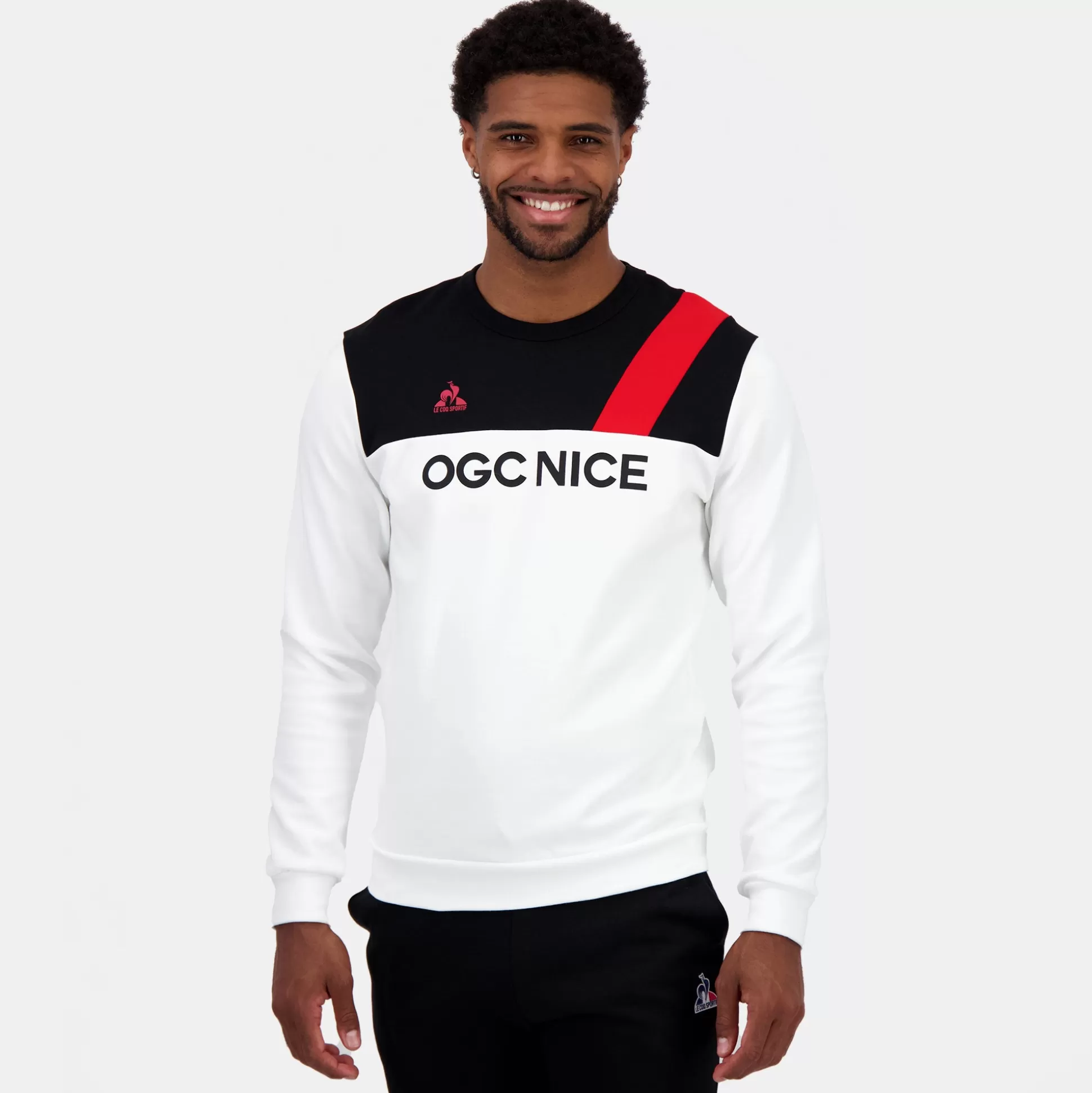 Homme Le Coq Sportif OGC Nice Sweat col rond Homme