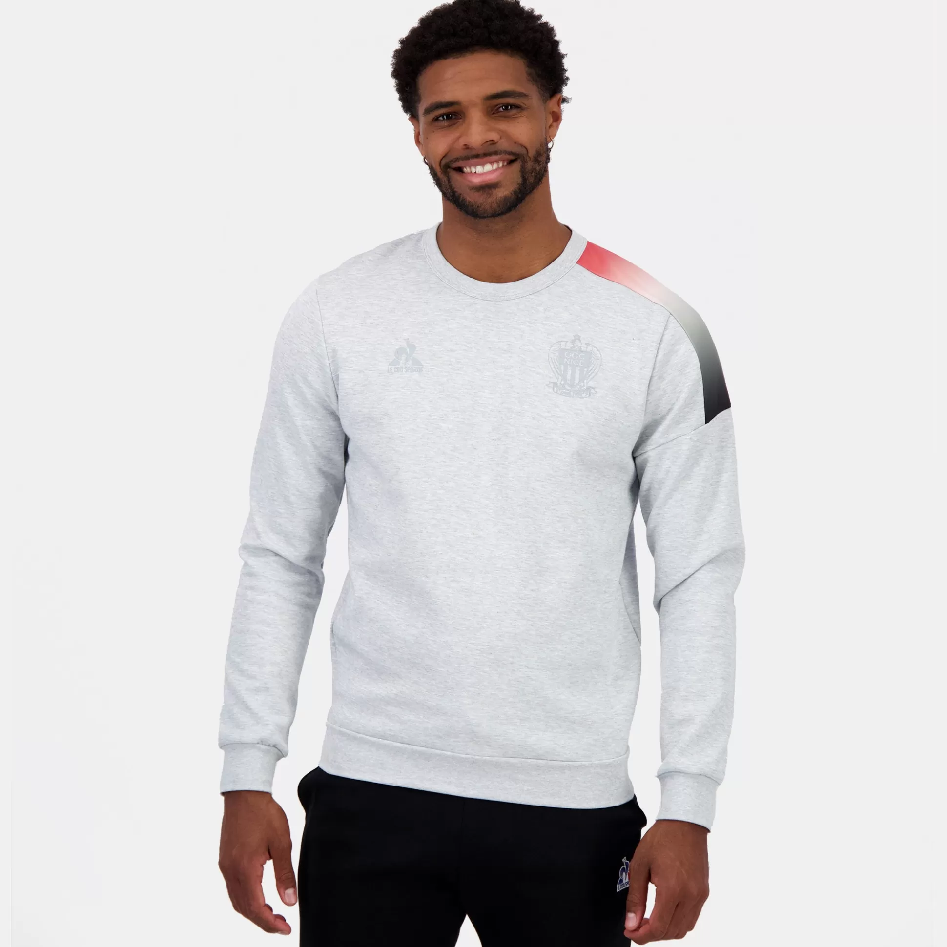 Homme Le Coq Sportif OGC Nice Sweat col rond Unisexe