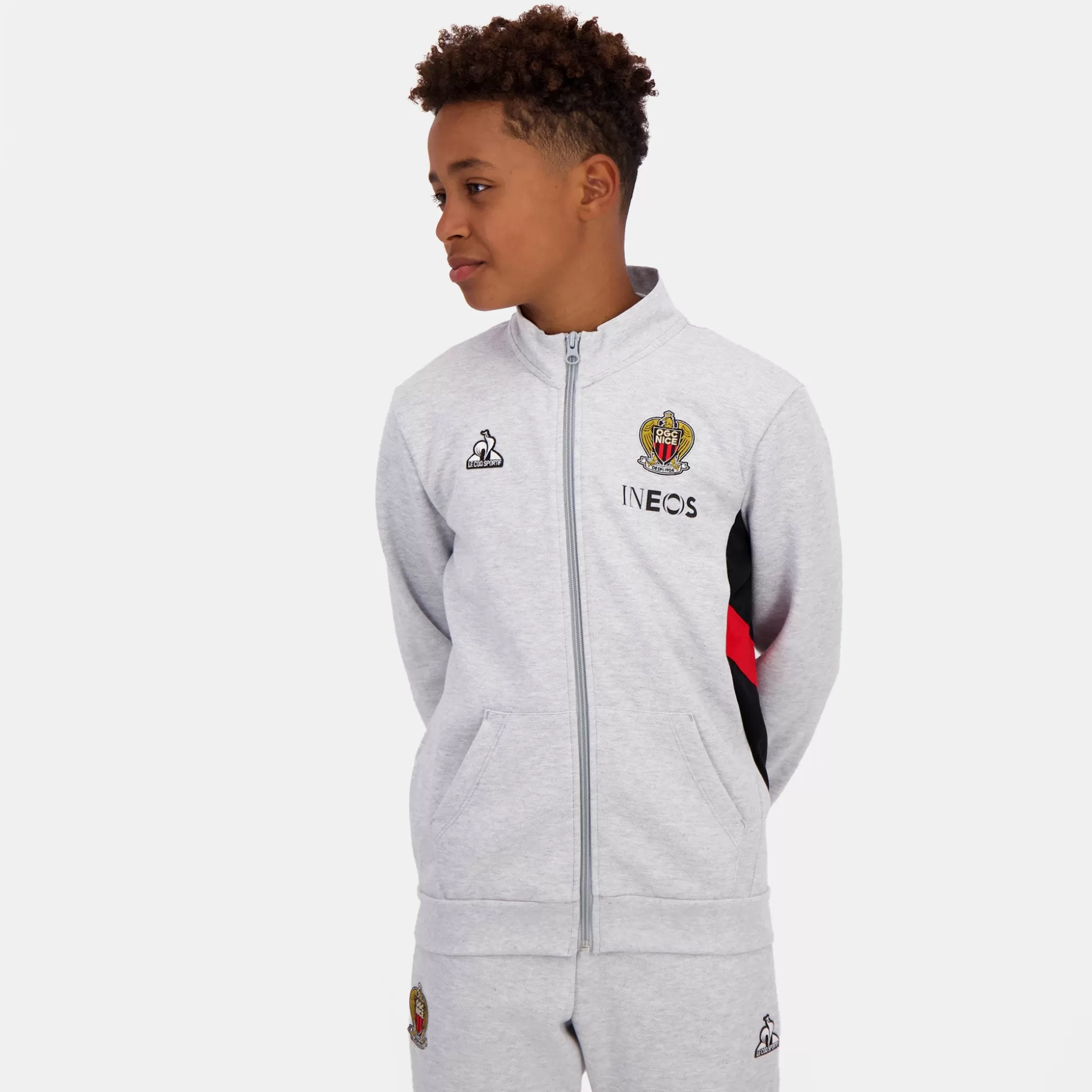 Enfant Le Coq Sportif OGC Nice Sweat zippé Enfant