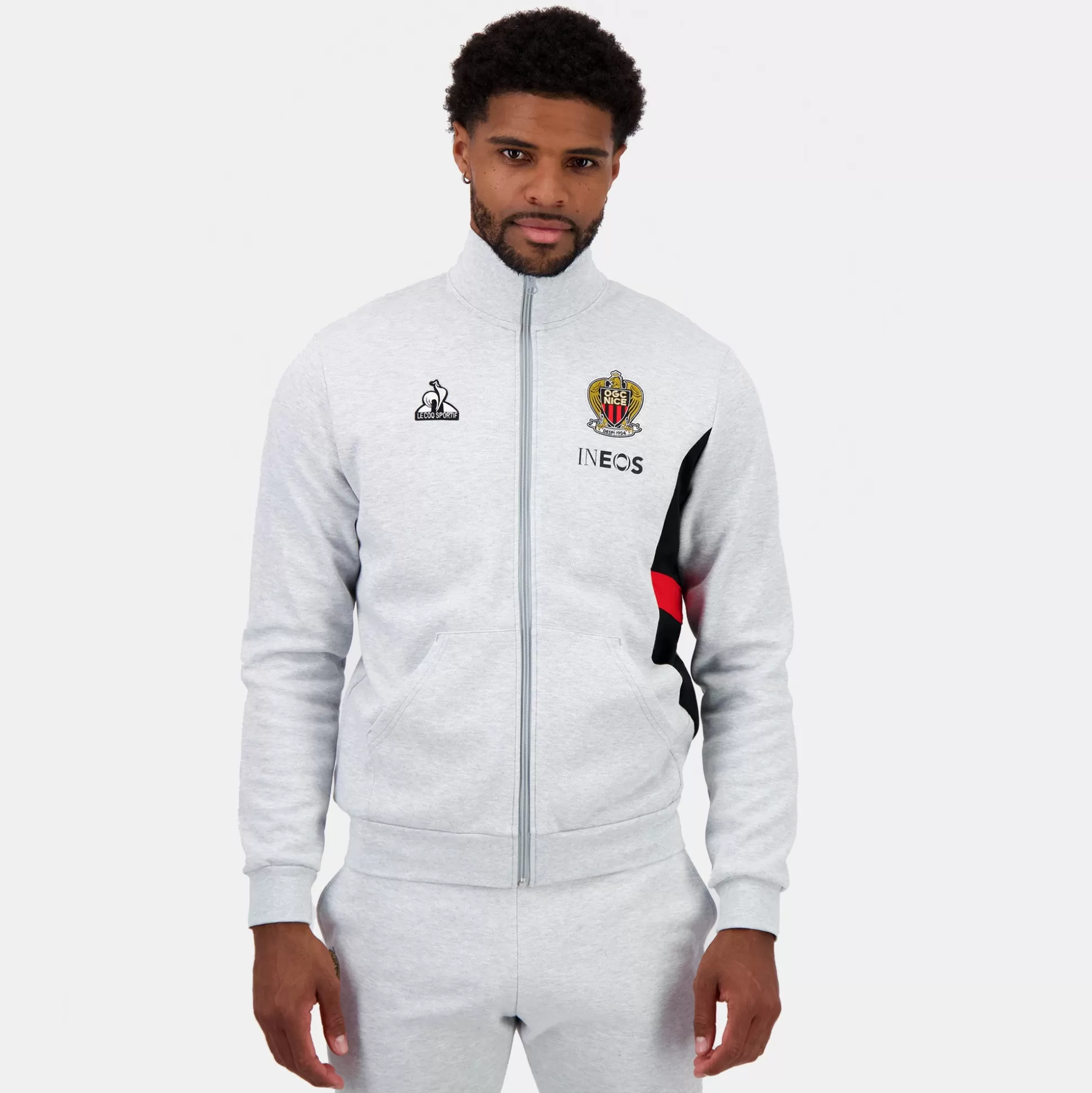 Homme Le Coq Sportif OGC Nice Sweat zippé Unisexe