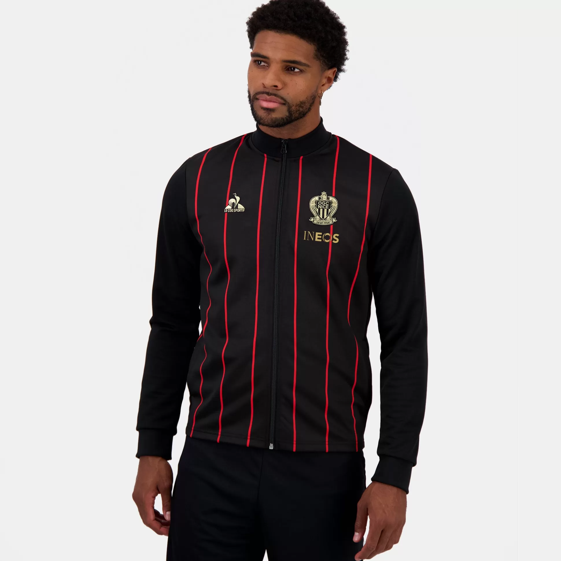 Homme Le Coq Sportif OGC Nice Sweat zippé Unisexe