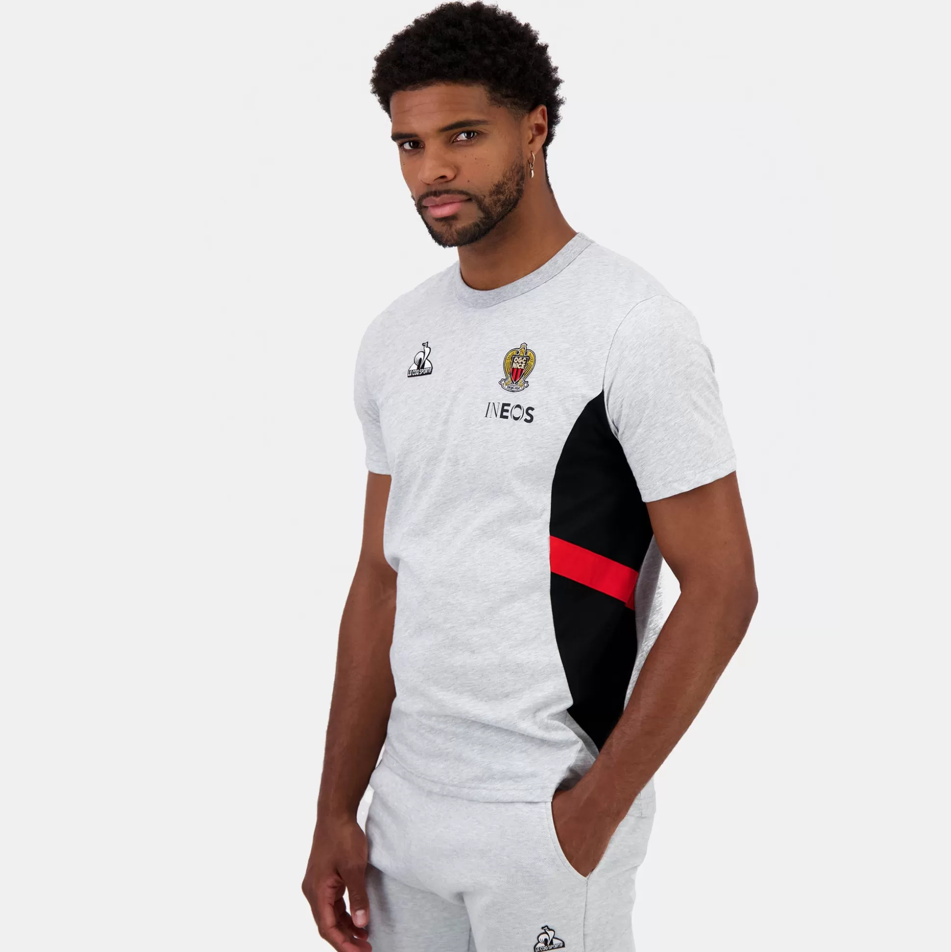 Homme Le Coq Sportif OGC Nice T-shirt Unisexe