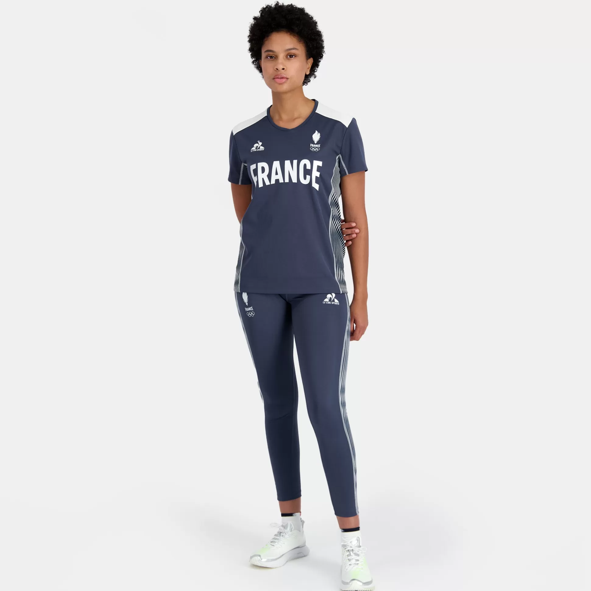 Femme Le Coq Sportif Équipe de France Olympique | Paris 2024 Legging training Équipe de France Femme