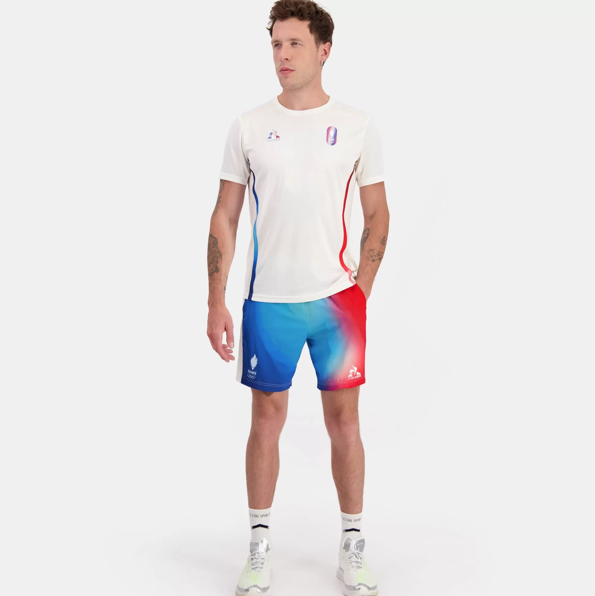 Homme Le Coq Sportif Équipe de France Olympique | Paris 2024 Maillot Équipe de France Homme