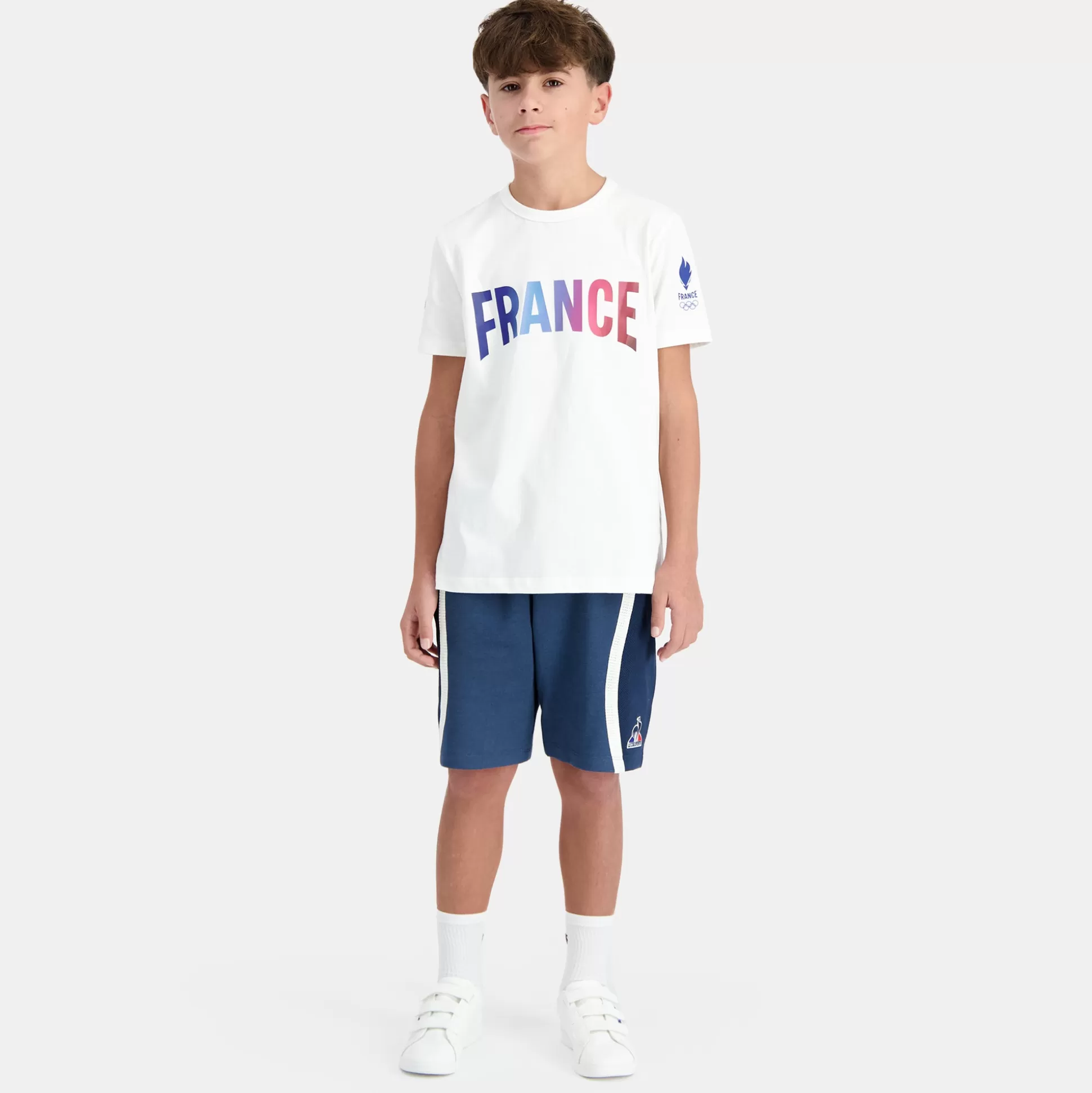 Enfant Le Coq Sportif Équipe de France Olympique | Paris 2024 Short Équipe de France Enfant