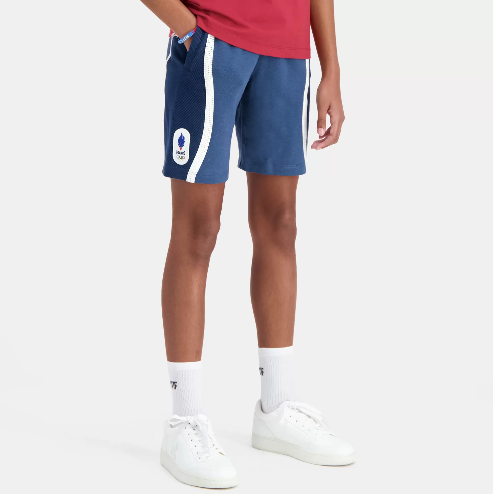 Enfant Le Coq Sportif Équipe de France Olympique | Paris 2024 Short Équipe de France Enfant