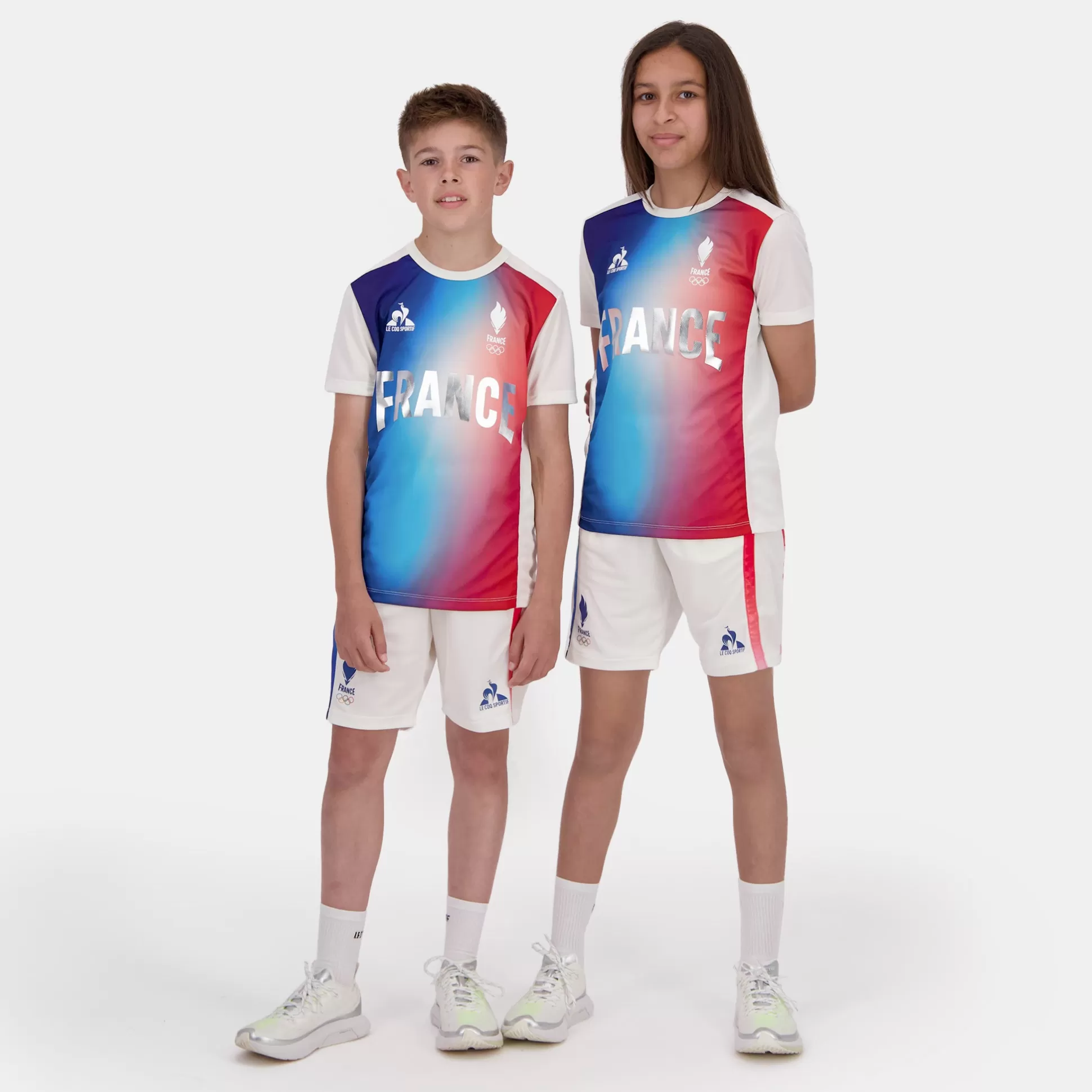Enfant Le Coq Sportif Équipe de France Olympique | Paris 2024 Short Équipe de France Enfant