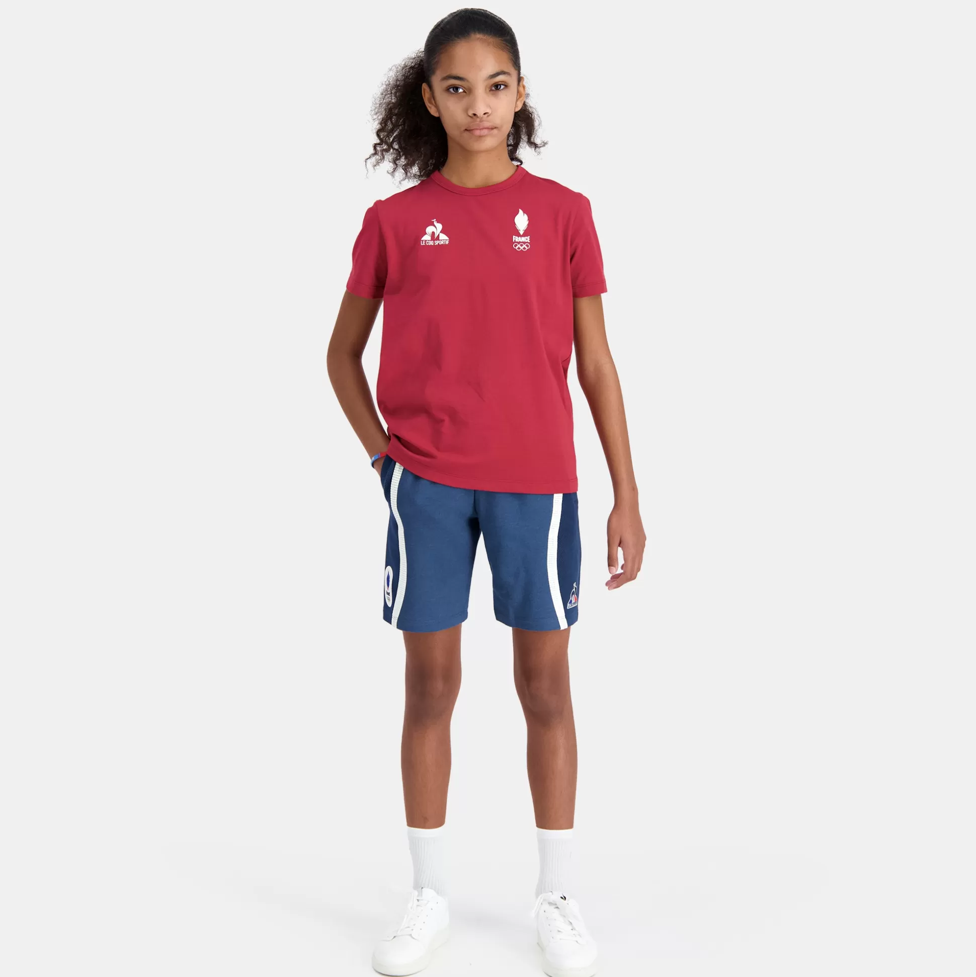 Enfant Le Coq Sportif Équipe de France Olympique | Paris 2024 Short Équipe de France Enfant