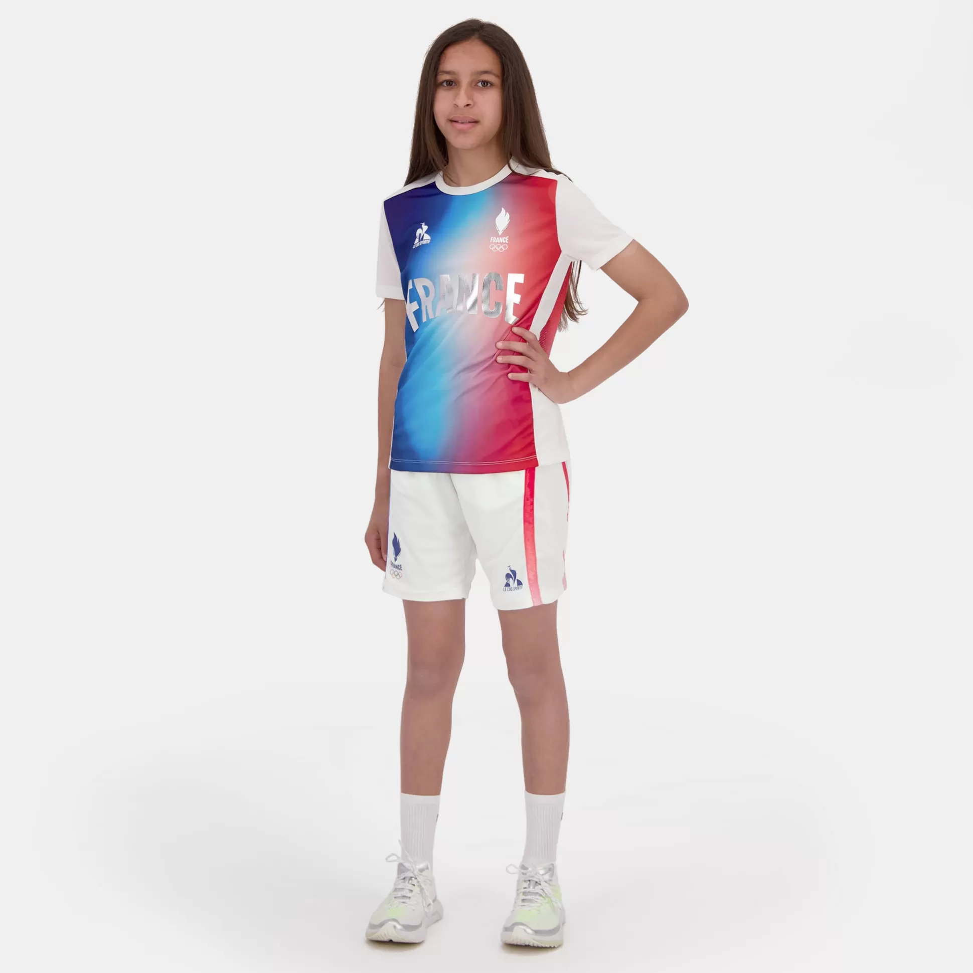 Enfant Le Coq Sportif Équipe de France Olympique | Paris 2024 Short Équipe de France Enfant
