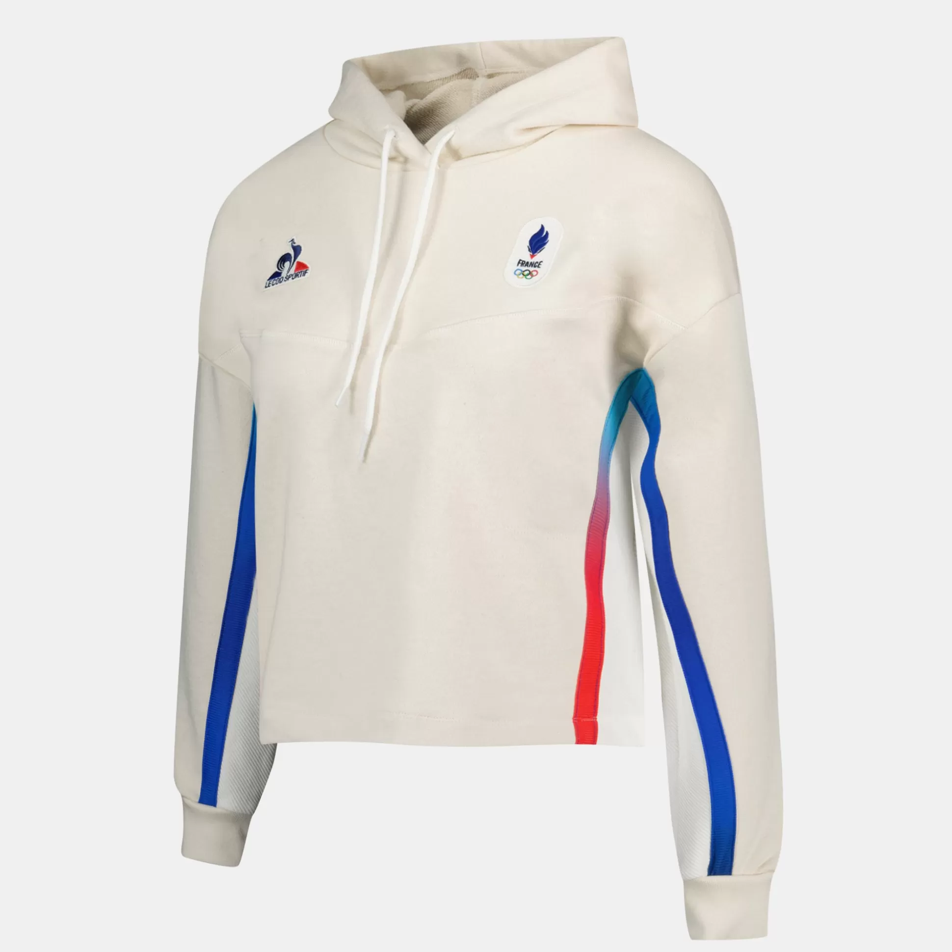 Femme Le Coq Sportif Équipe de France Olympique | Paris 2024 Sweat à capuche Équipe de France Femme