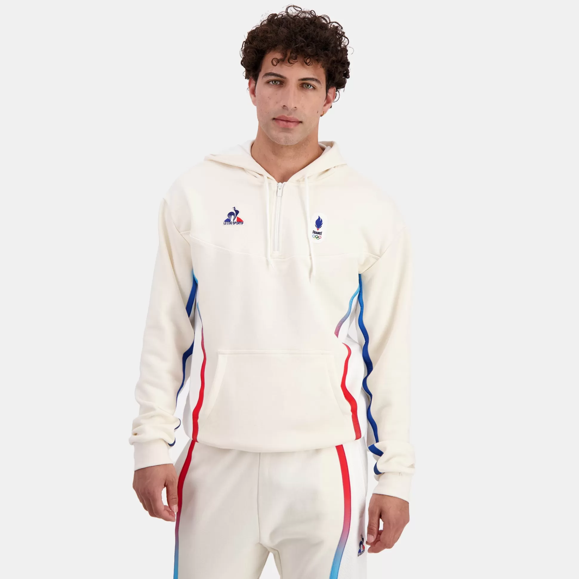 Homme Le Coq Sportif Équipe de France Olympique | Paris 2024 Sweat à capuche Équipe de France Homme