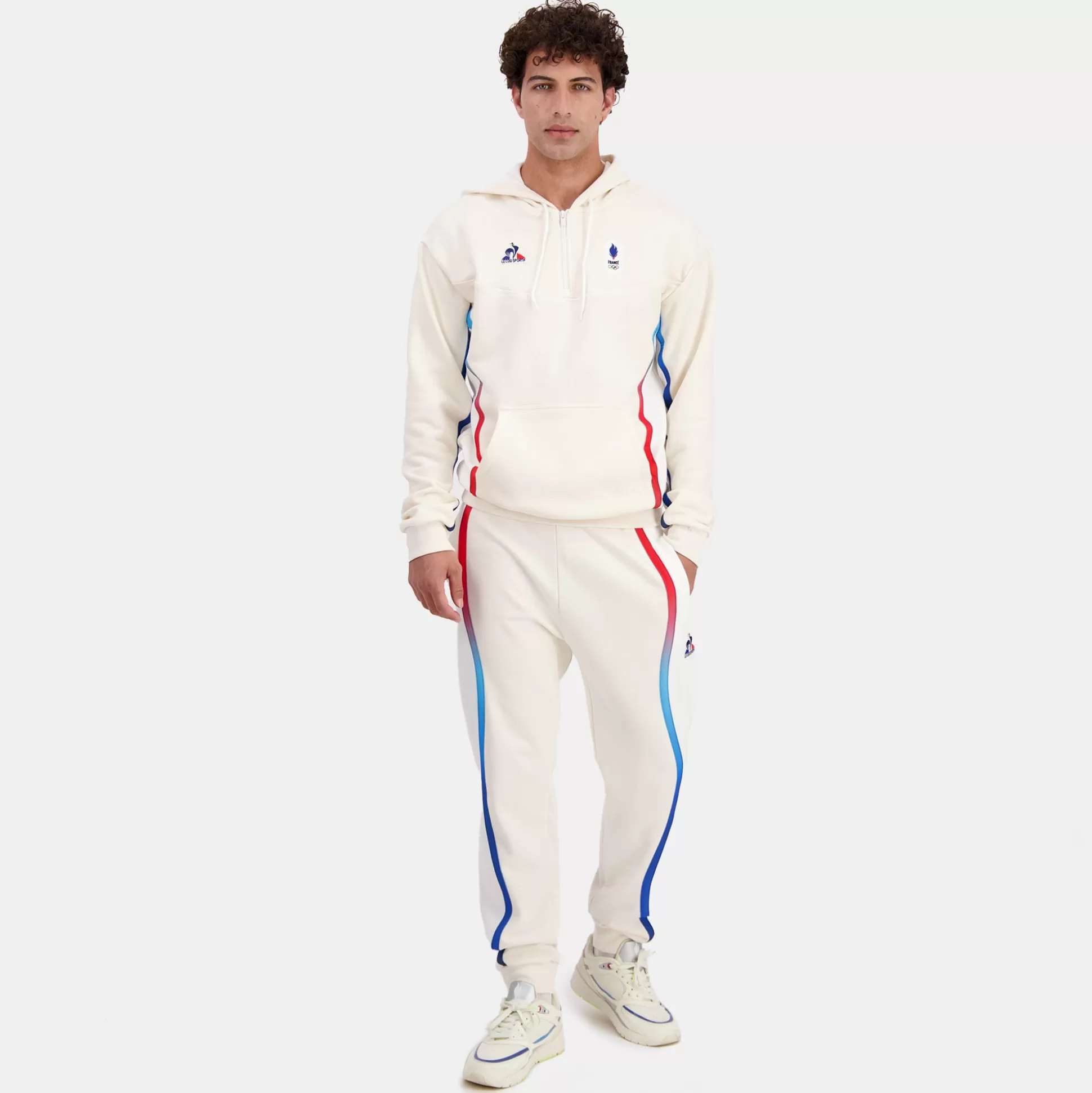 Homme Le Coq Sportif Équipe de France Olympique | Paris 2024 Sweat à capuche Équipe de France Homme