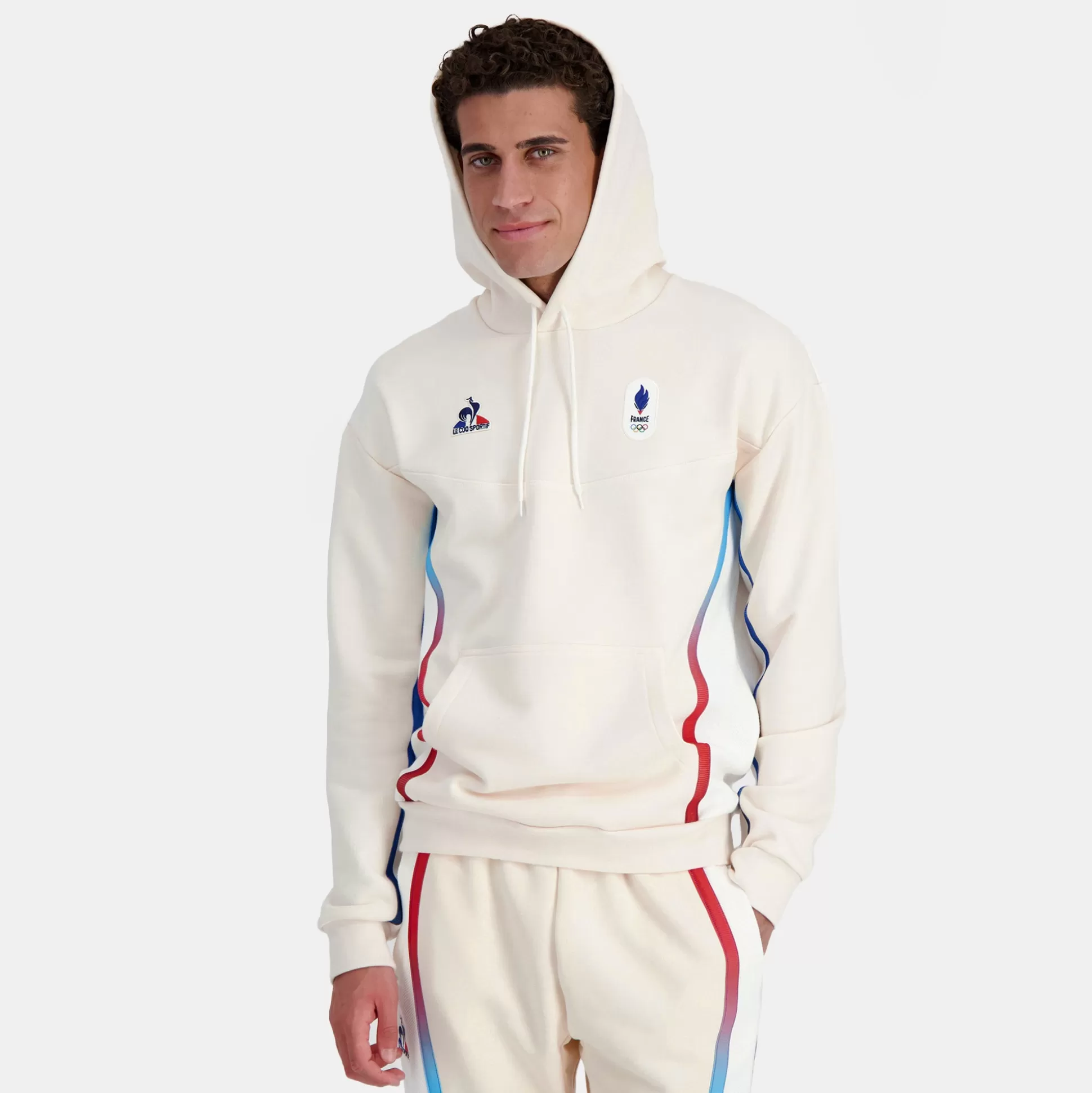 Femme Le Coq Sportif Équipe de France Olympique | Paris 2024 Sweat à capuche Unisexe