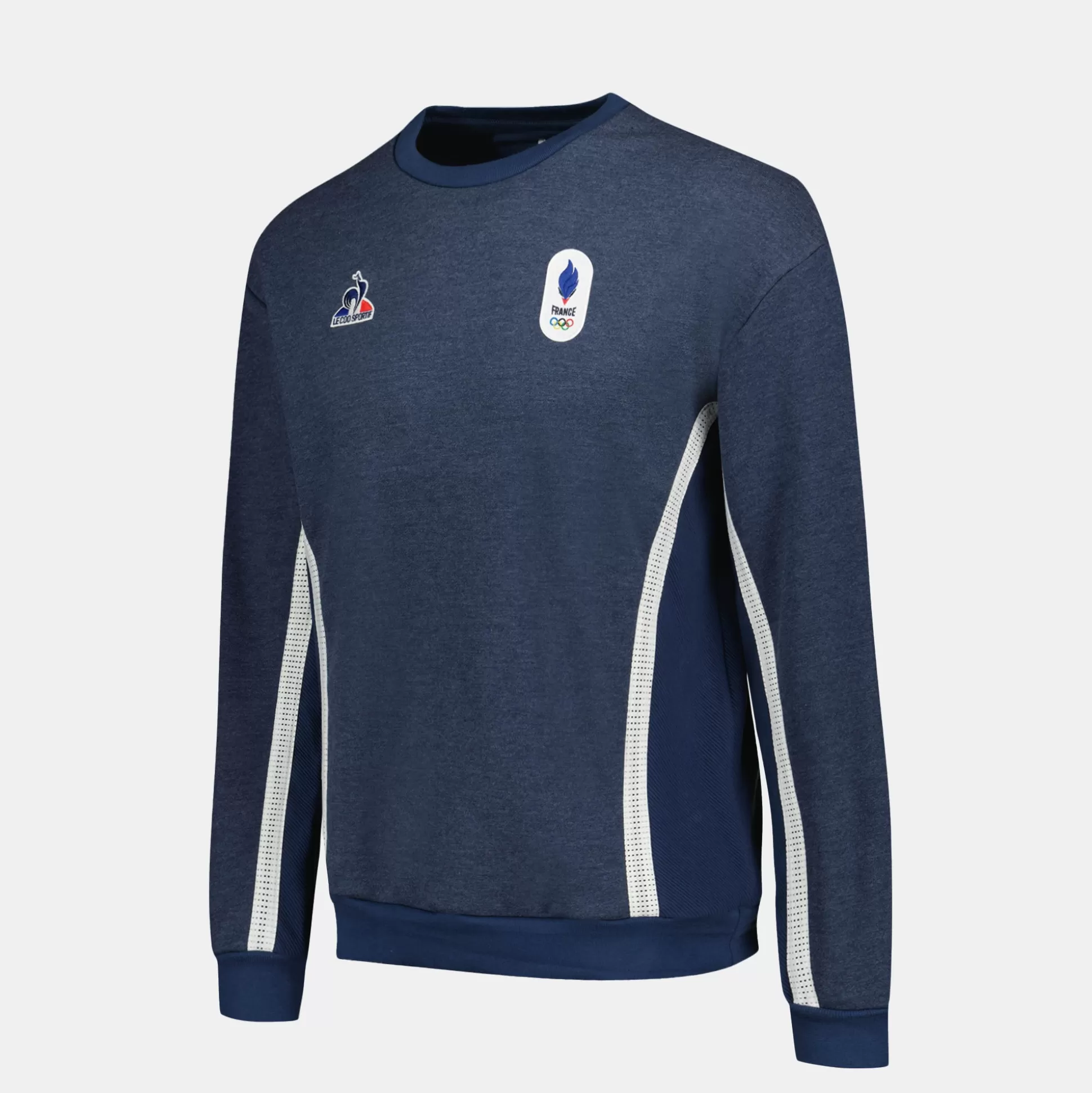 Homme Le Coq Sportif Équipe de France Olympique | Paris 2024 Sweat officiel des athlètes Équipe de France Homme