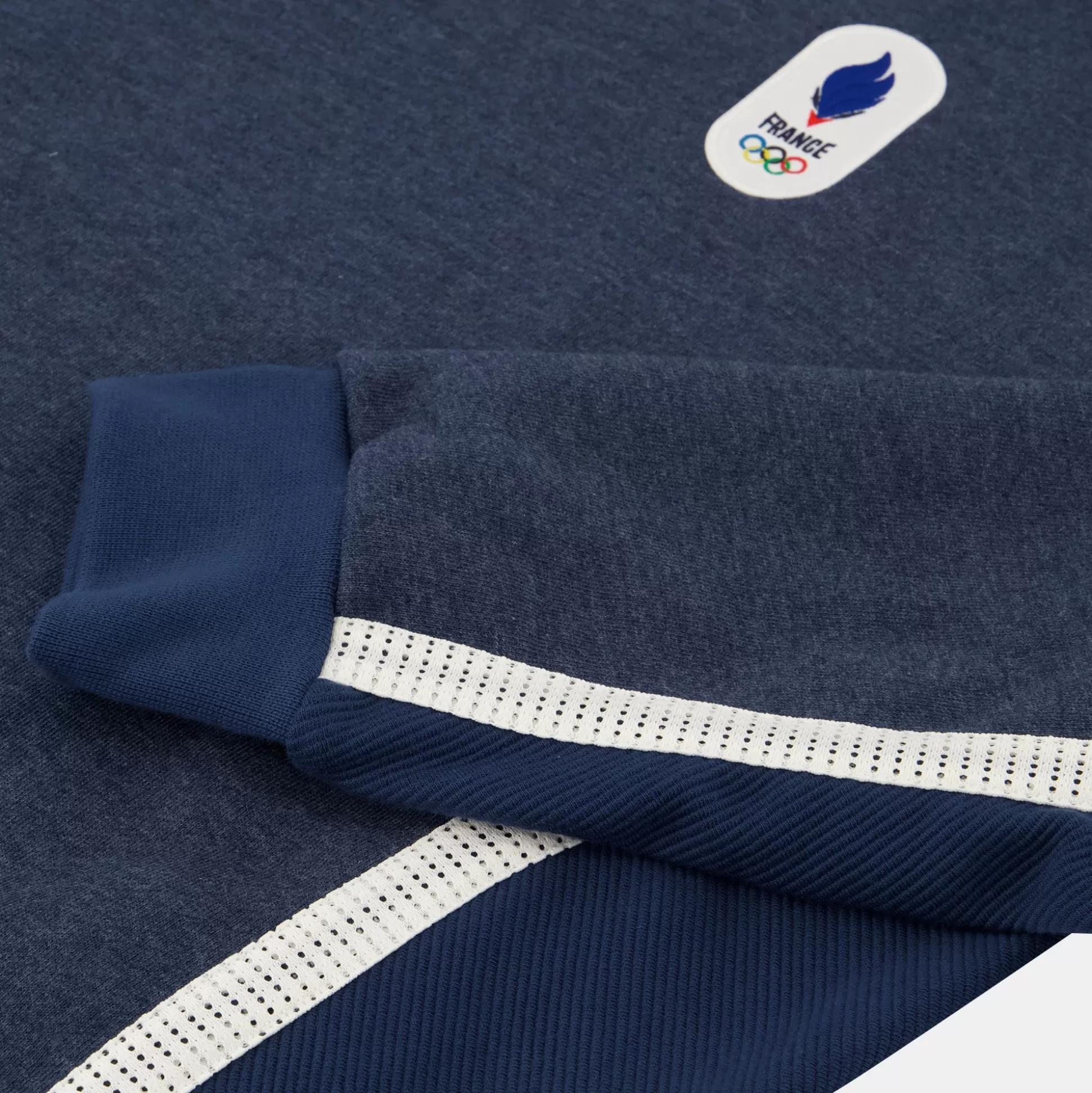 Homme Le Coq Sportif Équipe de France Olympique | Paris 2024 Sweat officiel des athlètes Équipe de France Homme