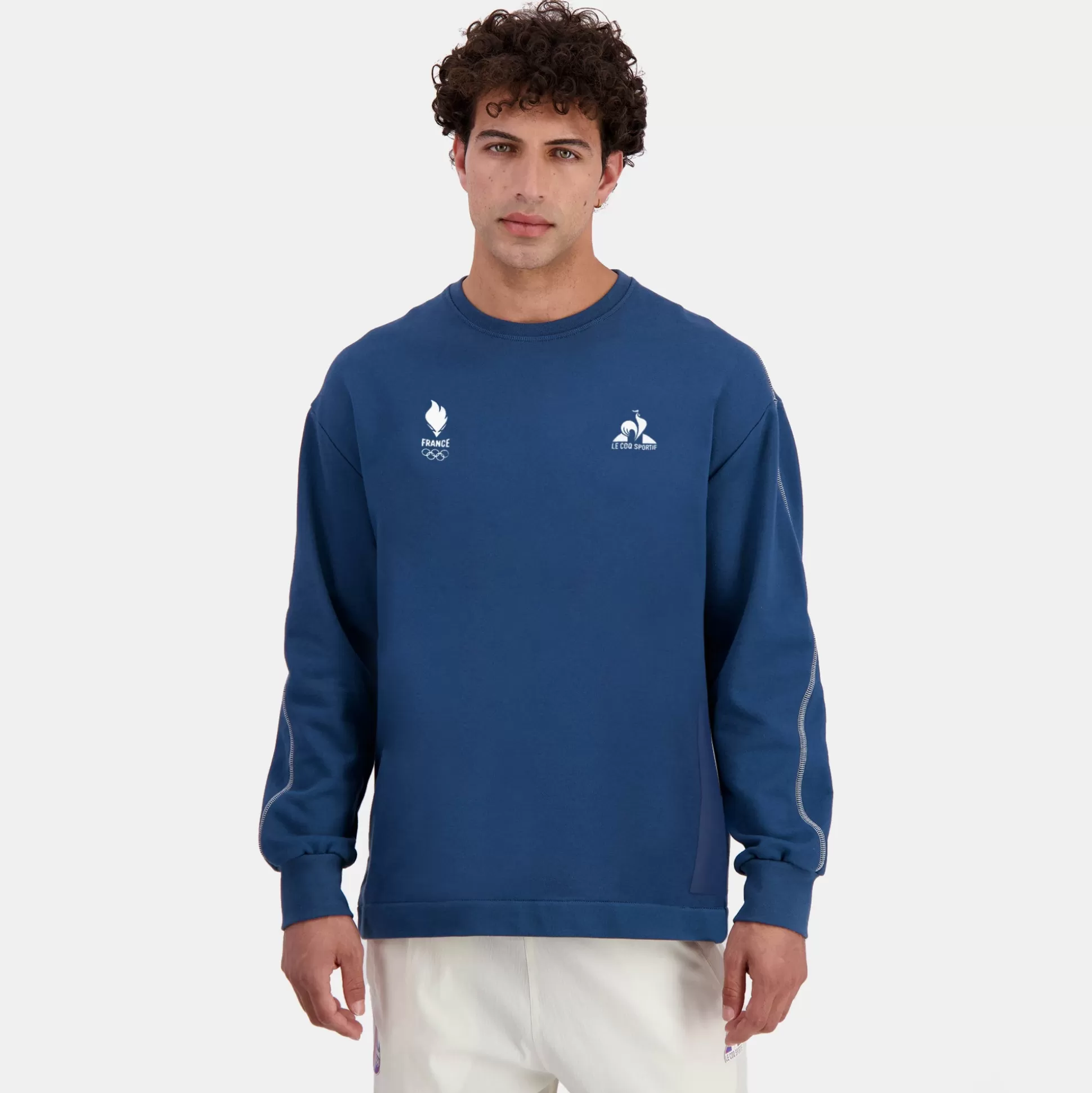 Femme Le Coq Sportif Équipe de France Olympique | Paris 2024 Sweat Skateboard Unisexe